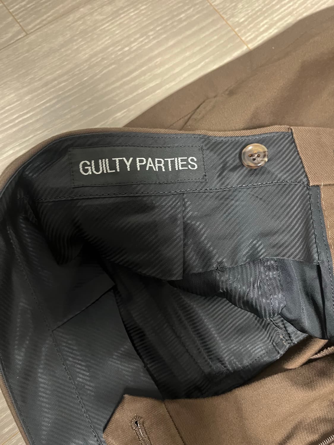 와코마리아 플리티드 트라우저 L 판매 상품이미지2