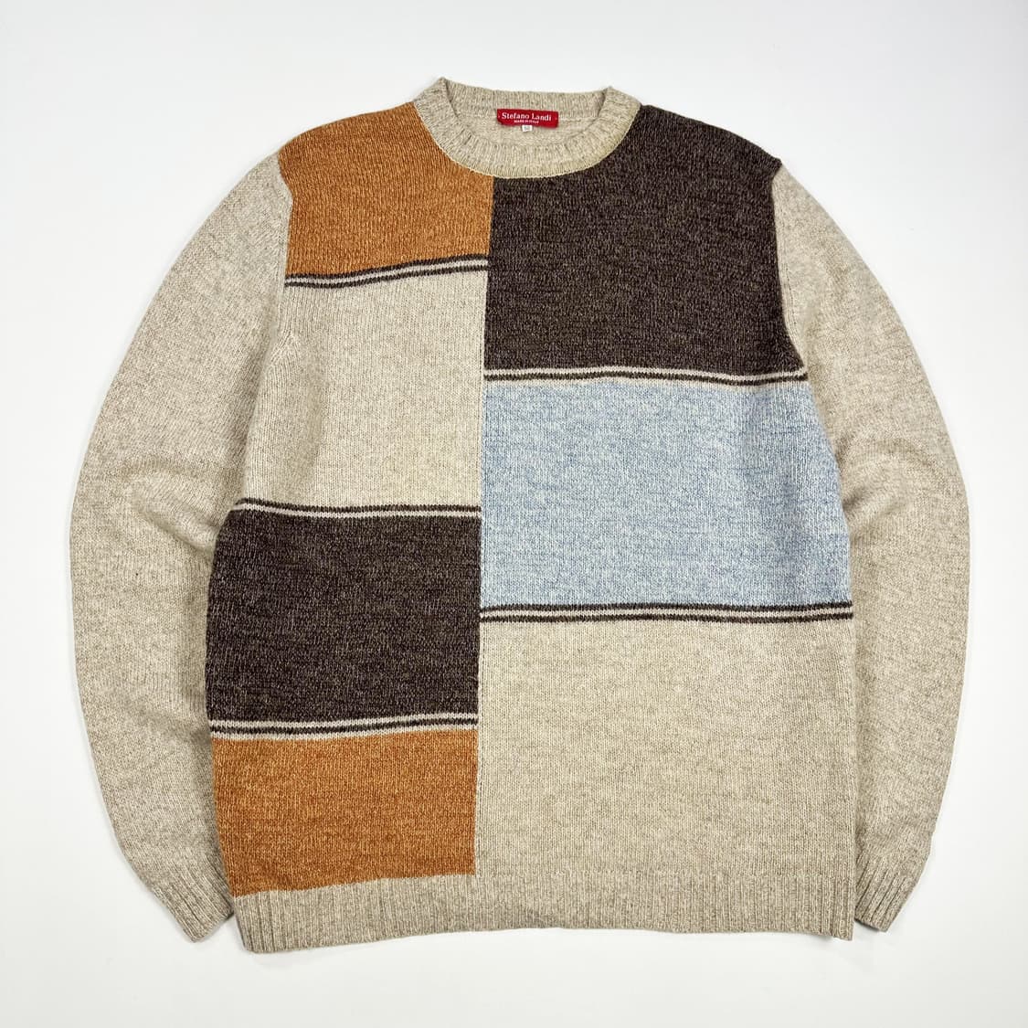 VTG 빈티지 이태리 아이보리 노르딕 니트 (XL) 상품이미지2