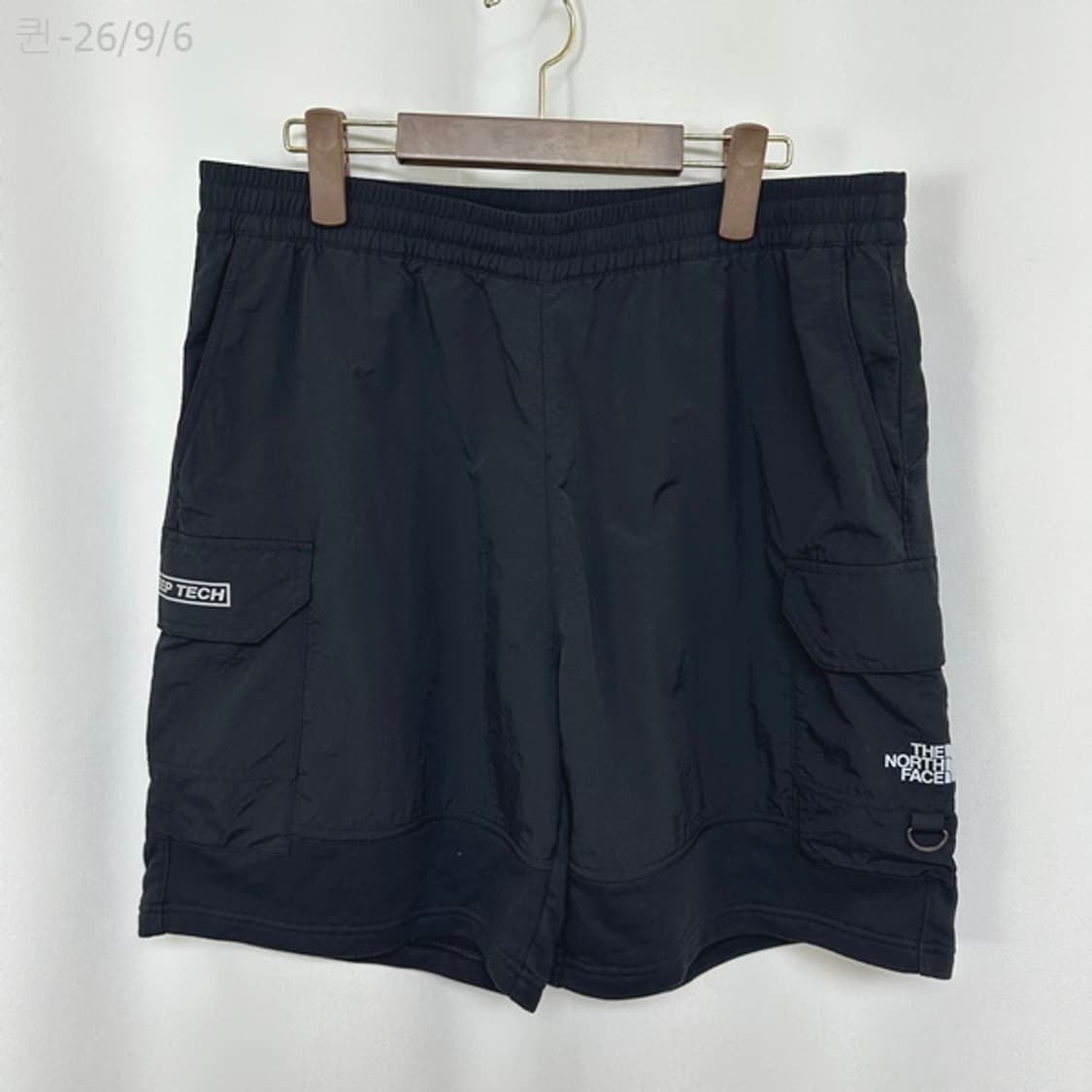 
노스페이스 남자 나일론 밴딩 반바지 검정 L (34-36인치정도) 상품이미지1