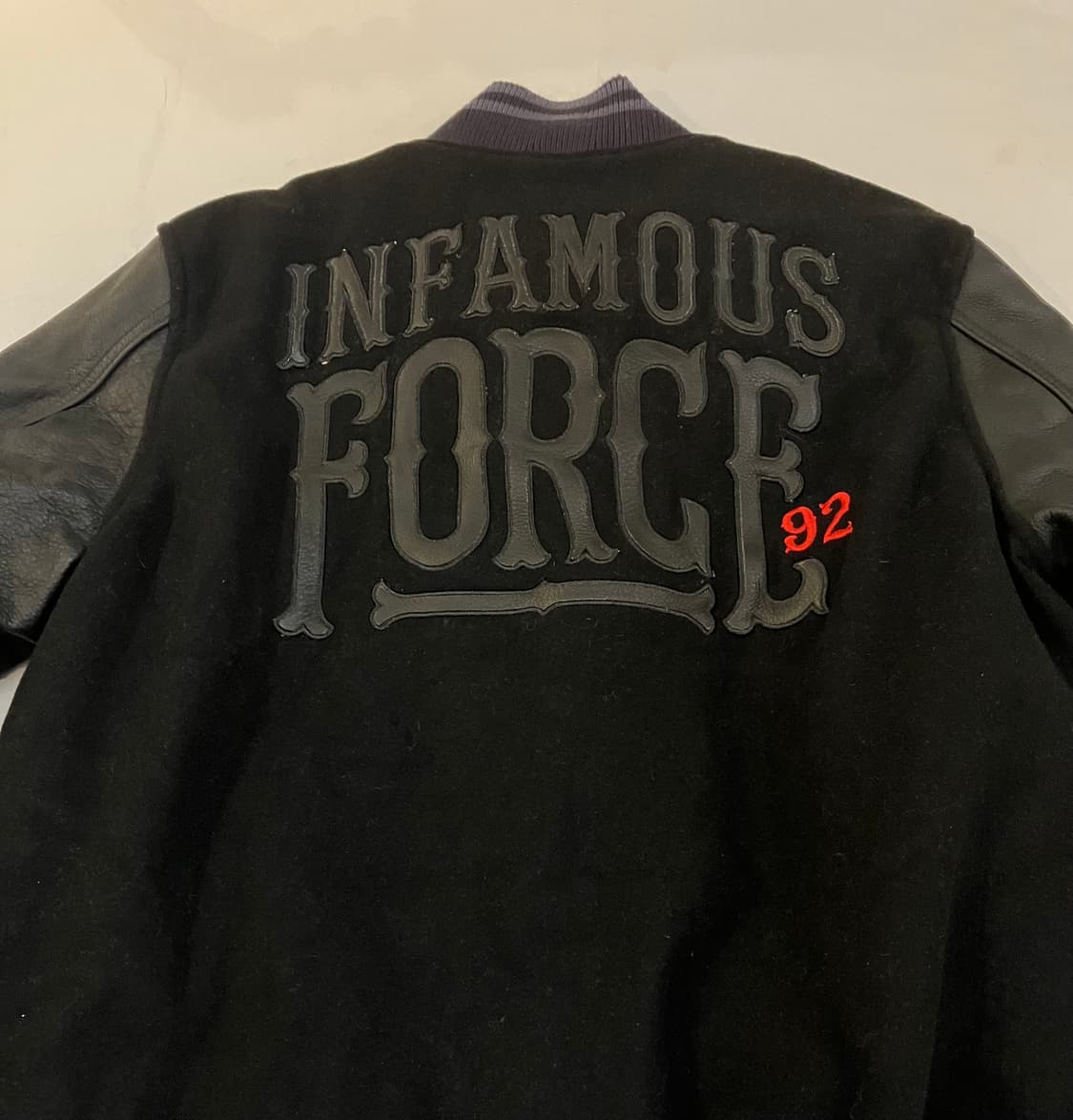 나이키 NYC 디스트로이어 울 레더 바시티 자켓 상품이미지4