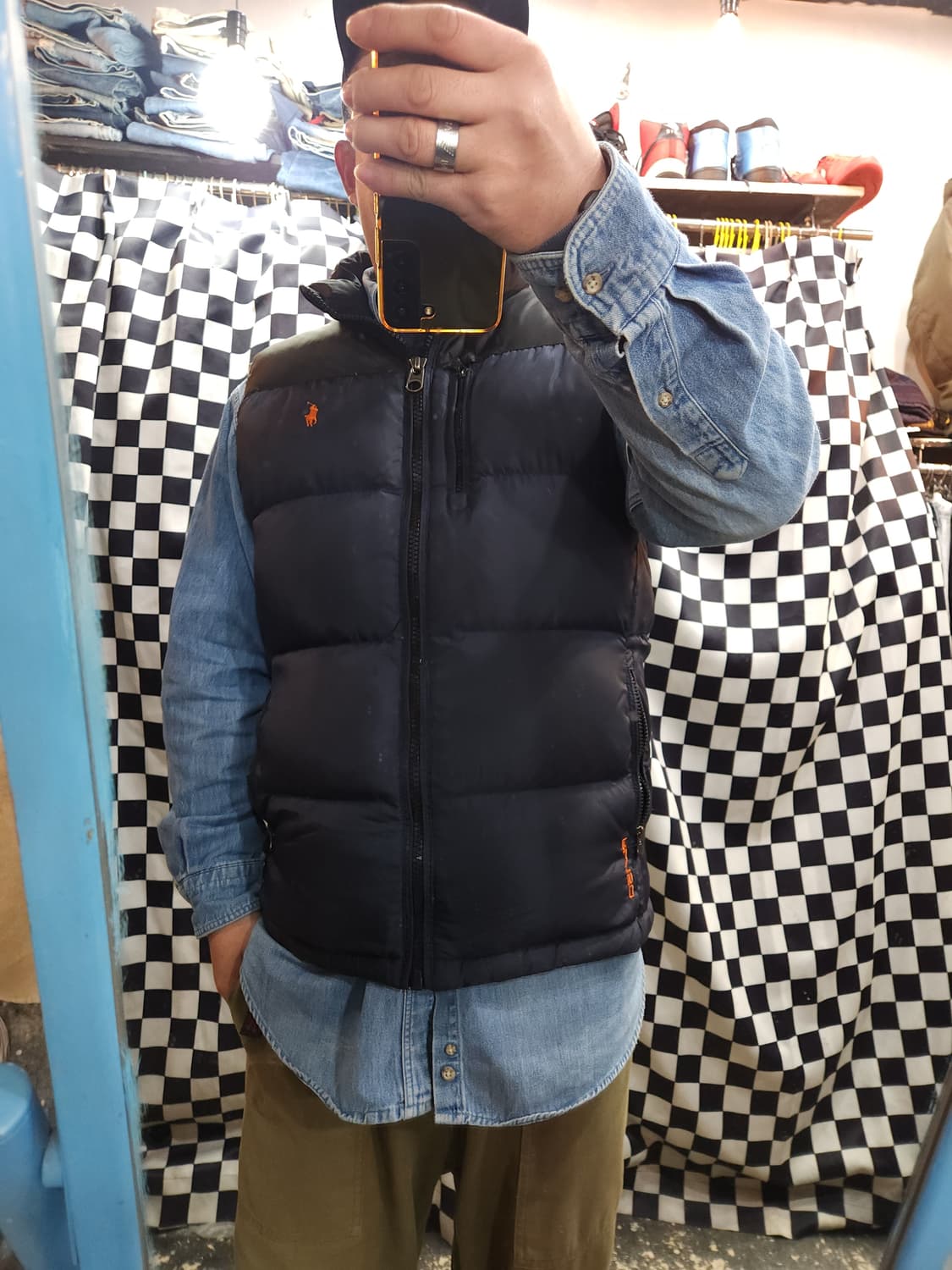 폴로 랄프로렌 배색 오리털 패딩조끼

 상품이미지10