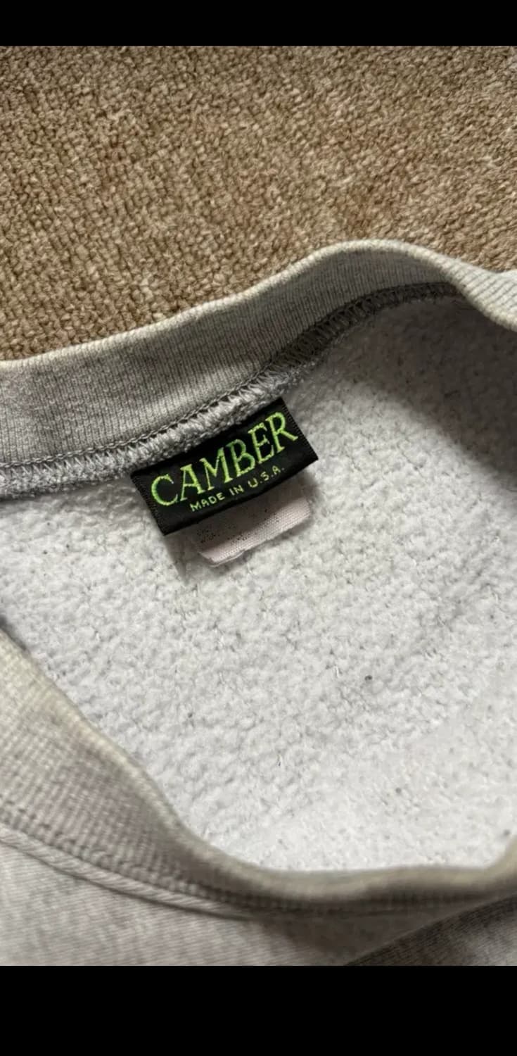 캠버(camber)  헤비스웻셔츠(맨투맨) 멜란지그레이 상품이미지4