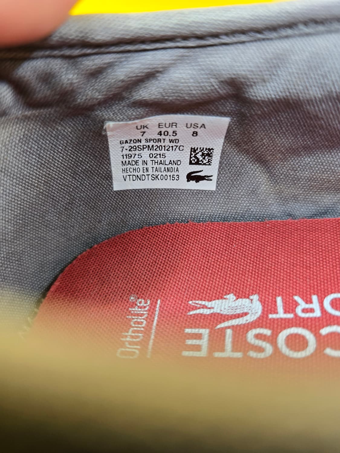 라코스테 슬립온 운동화 (그레이)255~260 상품이미지8