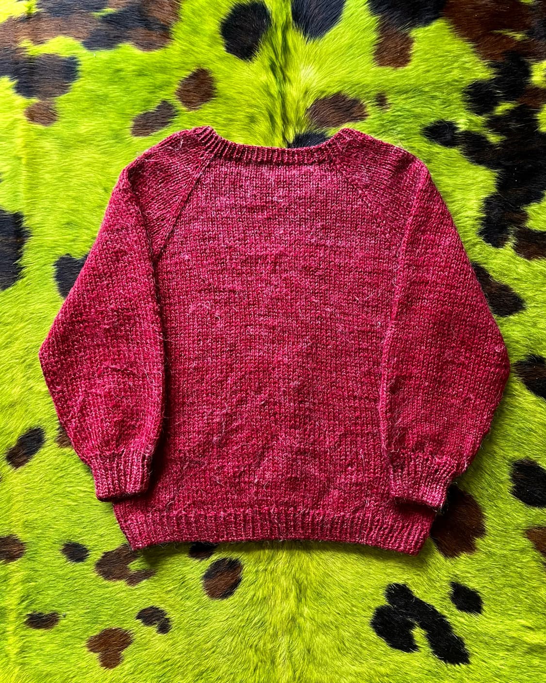 JPN Vintage Handmade Angora Knit Sweater 상품이미지6