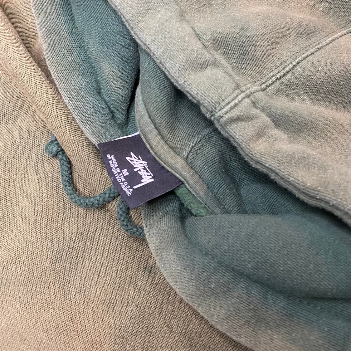 (M) 스투시 에이징 데미지 후드 상품이미지3