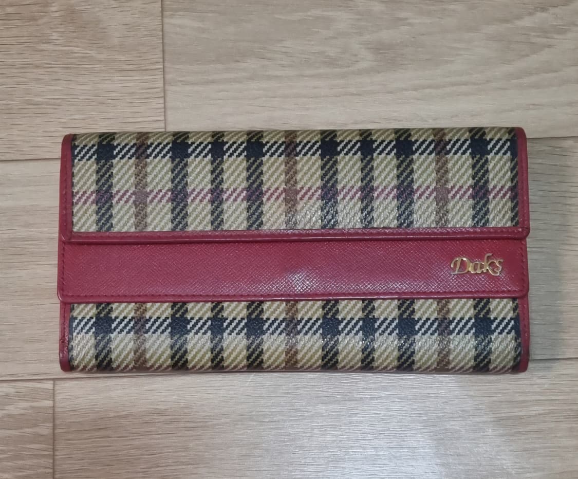 닥스 Daks 체크 장지갑 상품이미지1