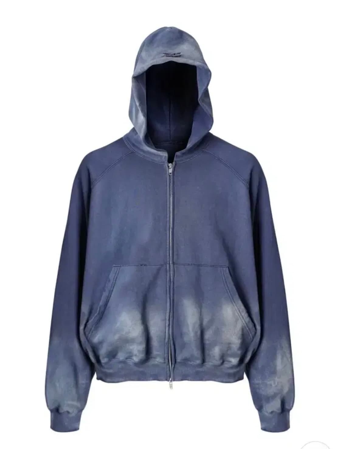 (새상품) 파프롬왓 워싱 후드집업 네이비 파아카이브 상품이미지1