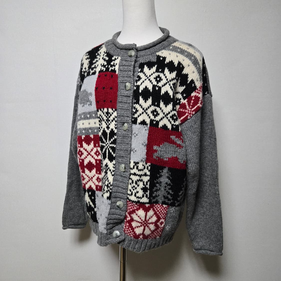 에디바우어 크리스마스 울 가디건 / 여성 가디건 / 여자 가디건  상품이미지6