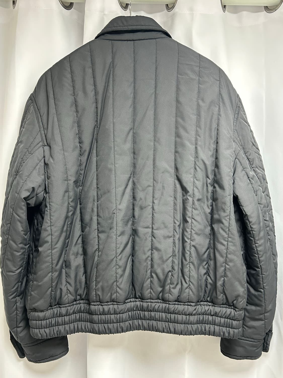 엘무드 텐쿠 퀼티드 블루종 자켓 블랙 (44) 상품이미지2