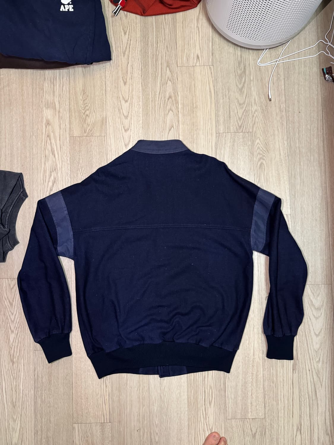 90‘s 이탈리아 해군 울 워크셔츠 상품이미지5