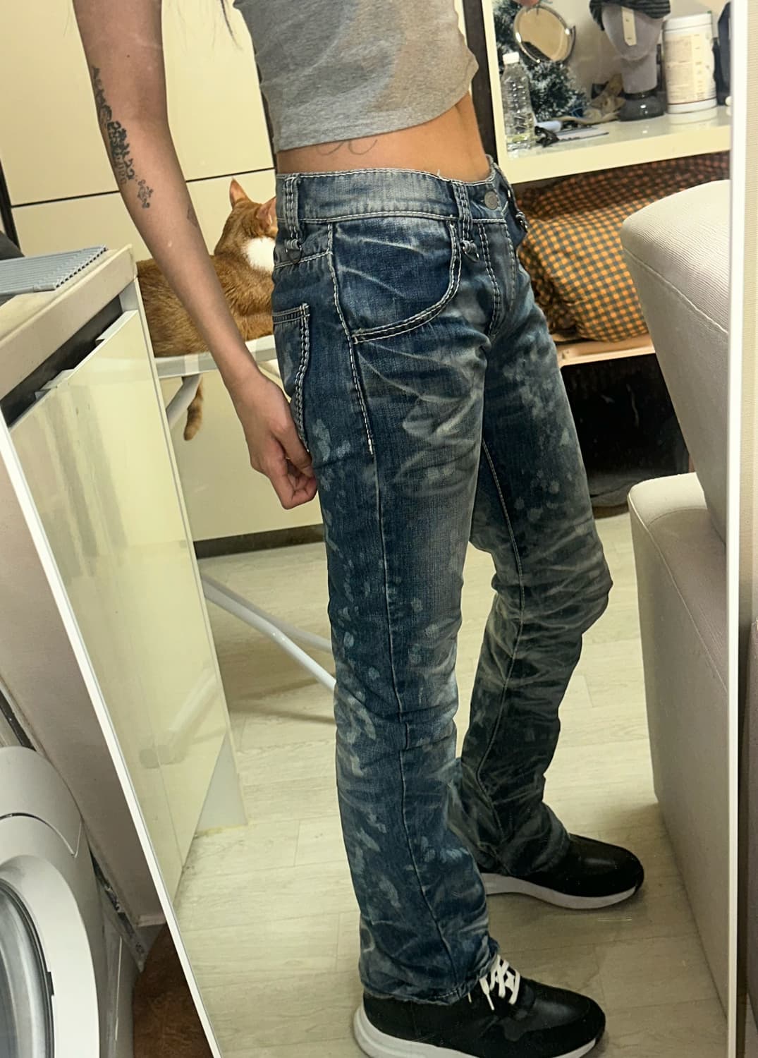 BUFFALO BOBS 워싱 데님 팬츠 상품이미지6