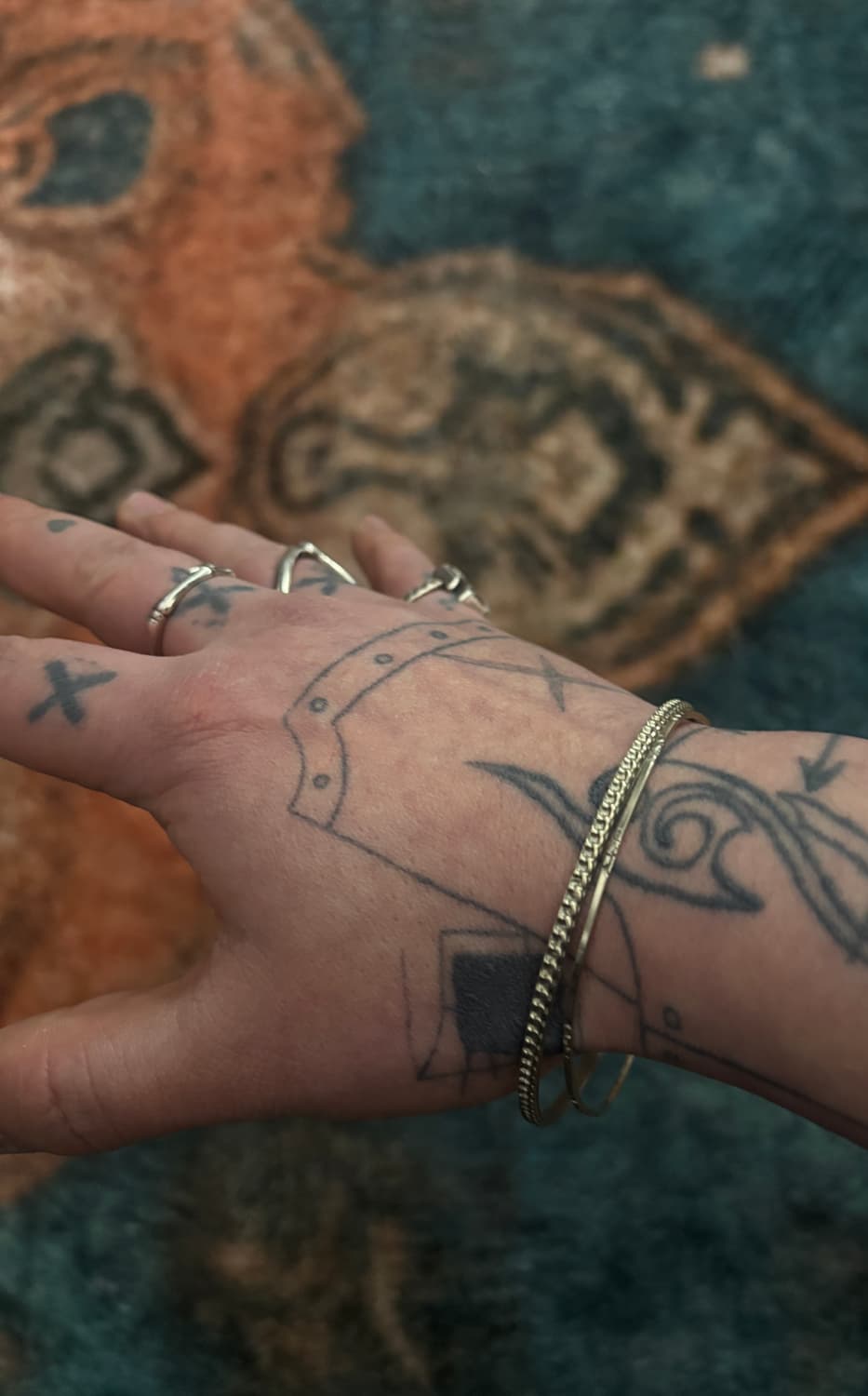 TTF✳️2003s/s 언더커버 ‘SCAB’ 뱅글 2pcs 상품이미지3