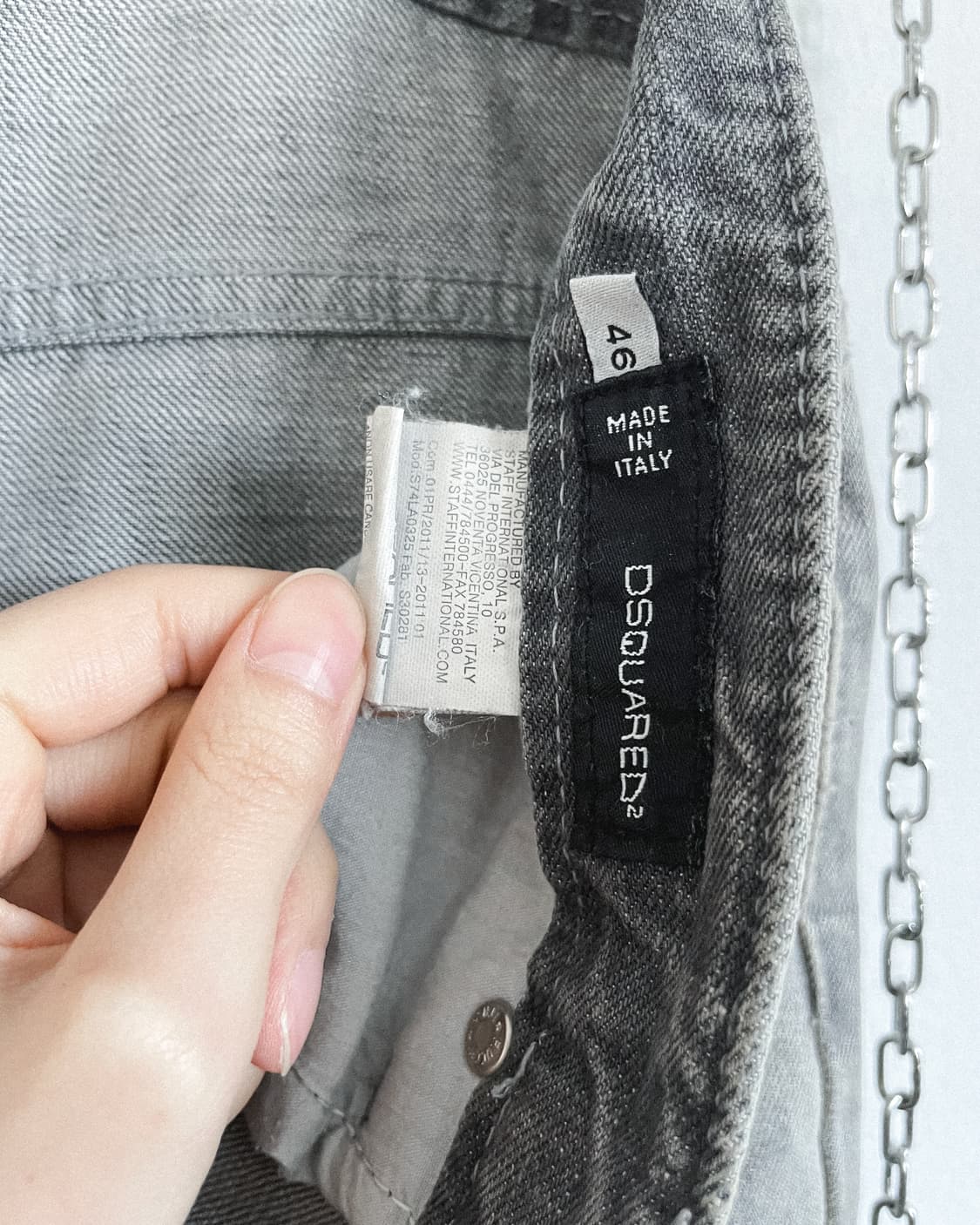 디스퀘어드2 그런지 디스트로이드 워시드 데님 상품이미지8