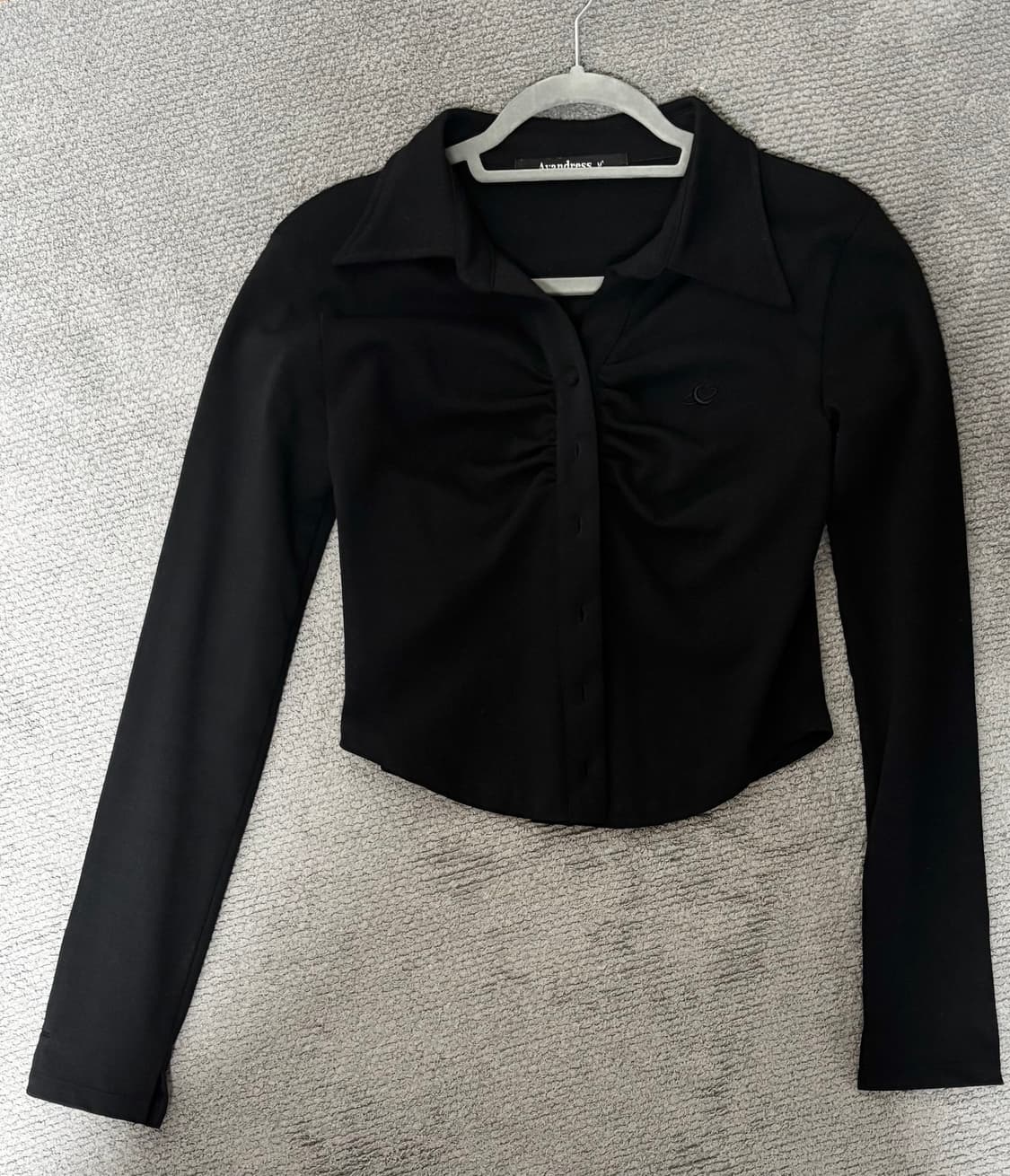 어반드레스 Nicole Cara Shirring Shirt BLACK 상품이미지5