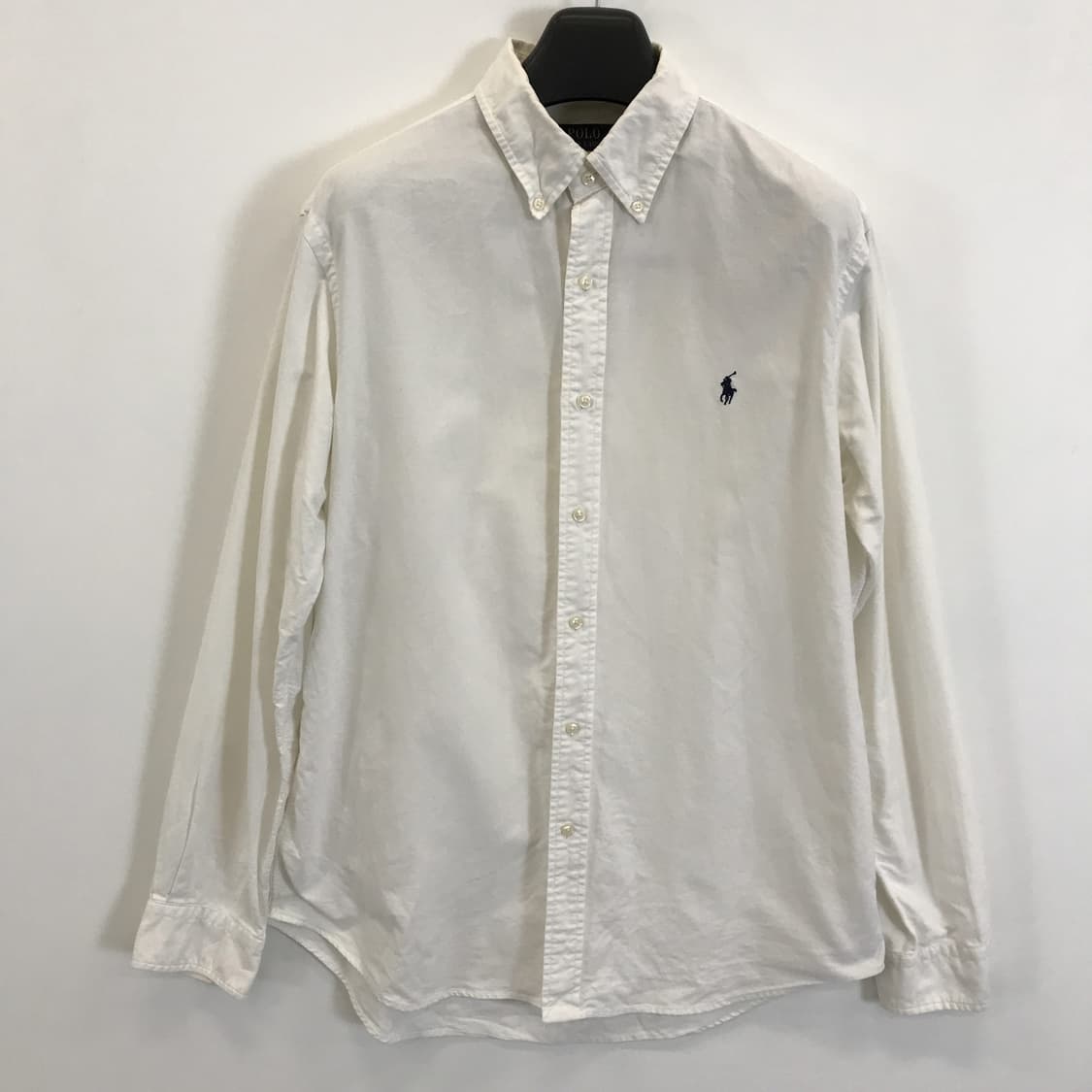 폴로 랄프로렌 커스텀핏 화이트 옥스포드셔츠 QR [L] 상품이미지1