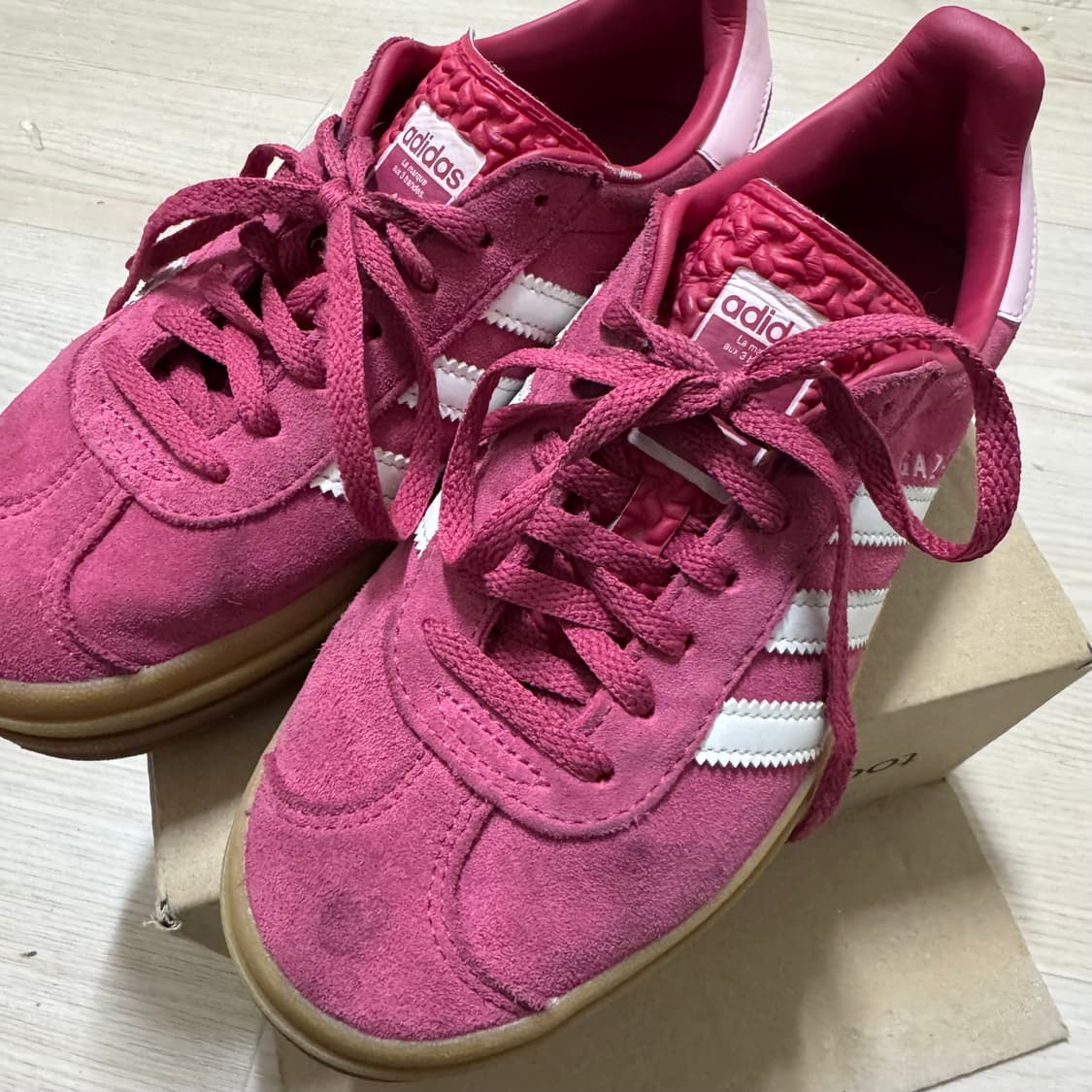 아디다스 가젤 볼드 와일드핑크 220 상품이미지2