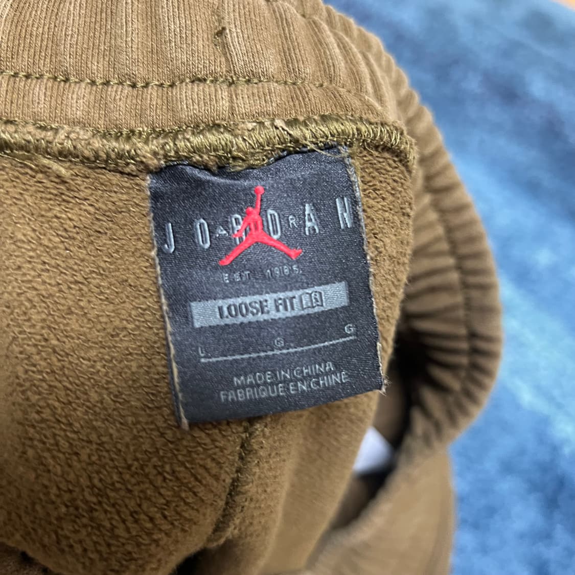 스캇맛 점프맨 조던 기모 스웨트팬츠 카키브라운 여(M) 상품이미지6