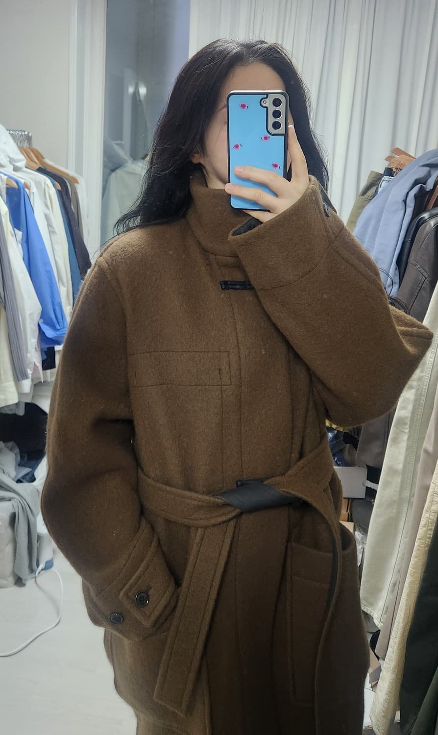 르메르 배스로브 코트 올리브 브라운 34 판매합니다 상품이미지6