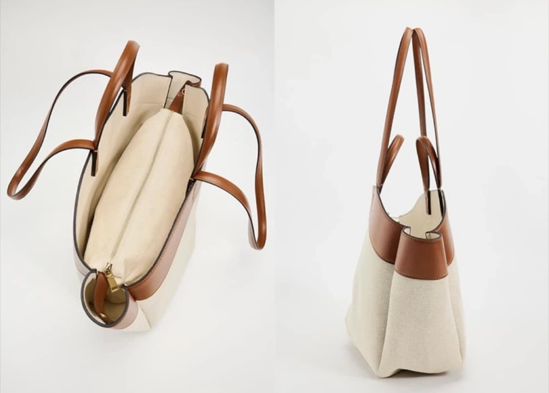 자라 콘트라스트 토트백 쇼퍼백 상품이미지2