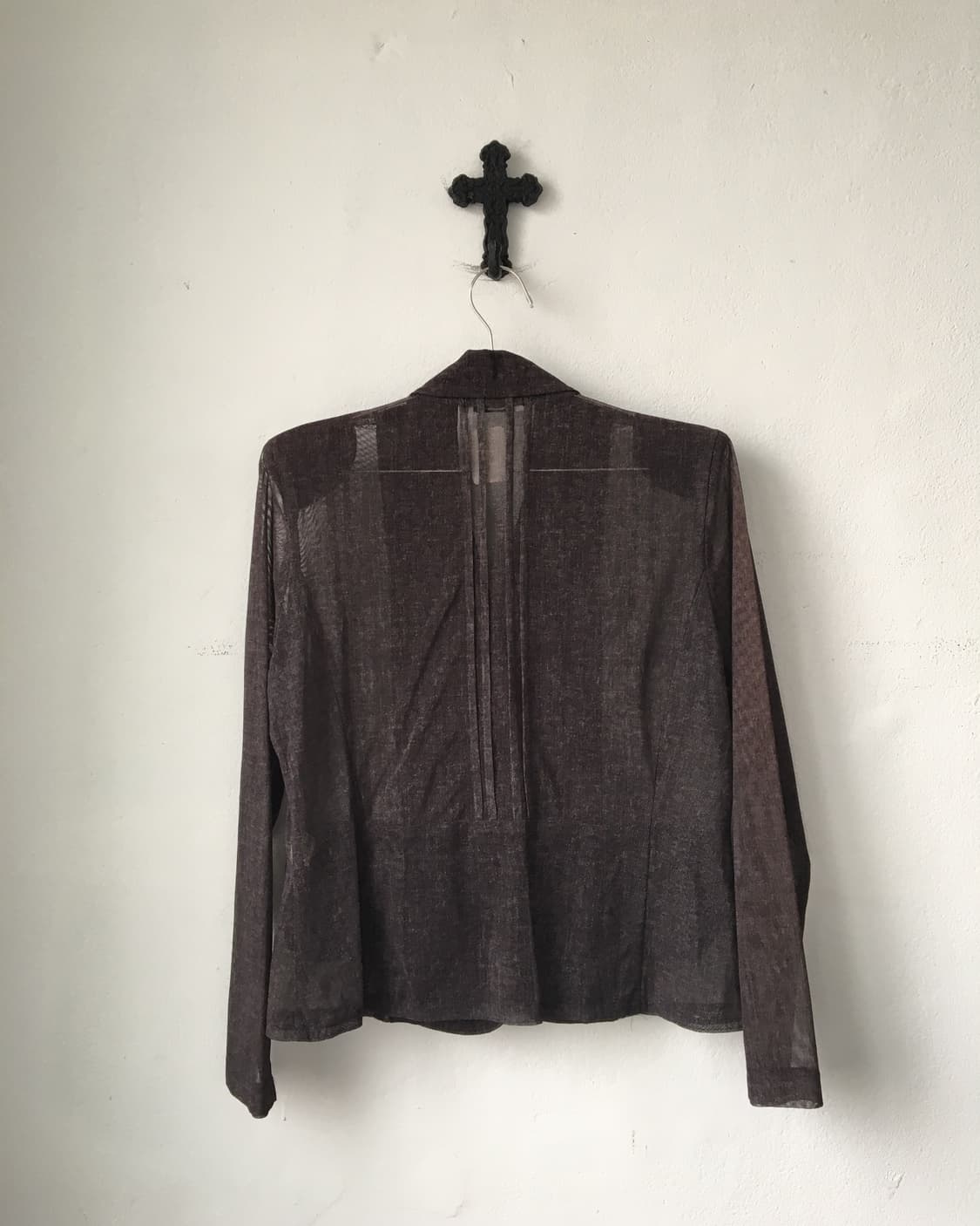 Line detail see through jacket 상품이미지3