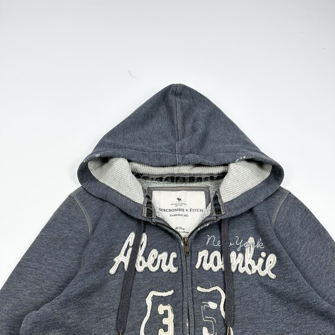 아베크롬비 og y2k 여성 후드집업 그레이 여성L 상품이미지2
