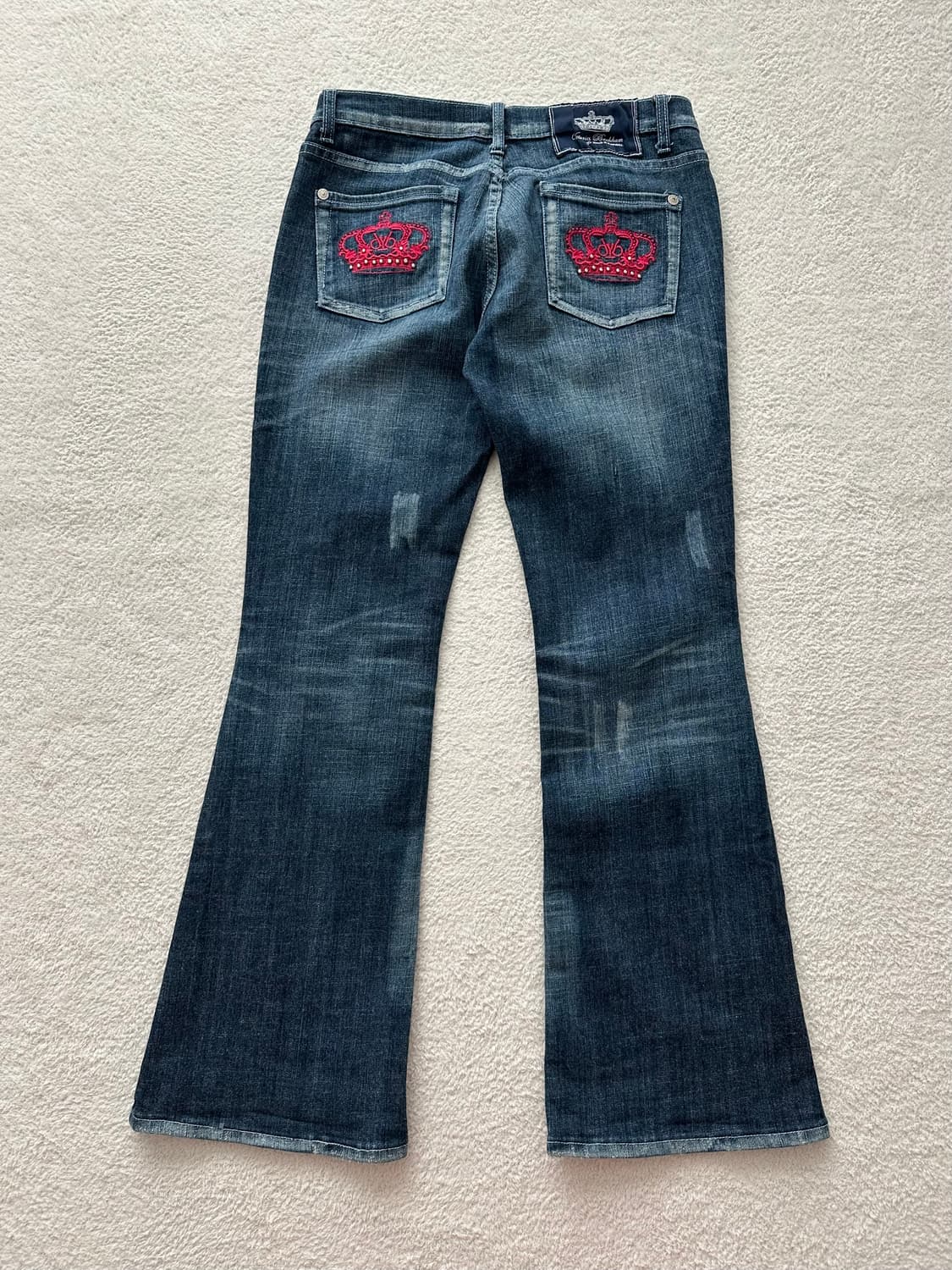 00's 빅토리아 베컴 X 락앤리퍼블릭 부츠컷 데님팬츠 y2k 갸루 상품이미지4