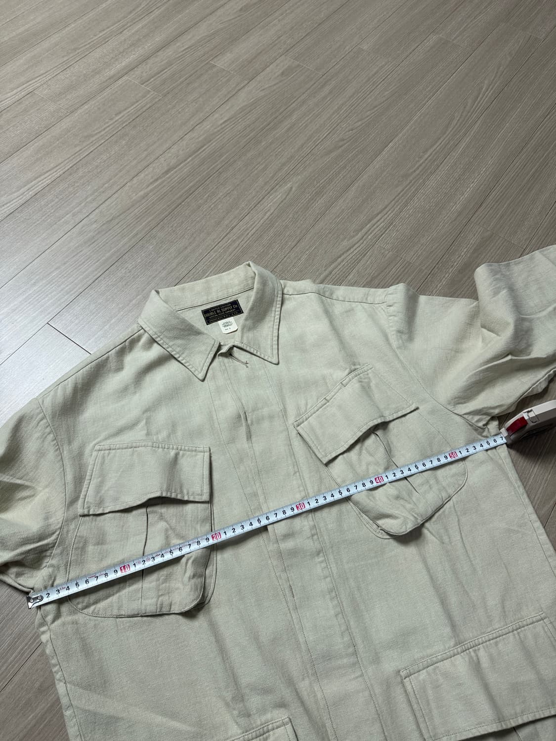 rrl 더블알엘 리미티드 에디션 면 린넨 혼방 퍼티그 자켓 M 상품이미지7