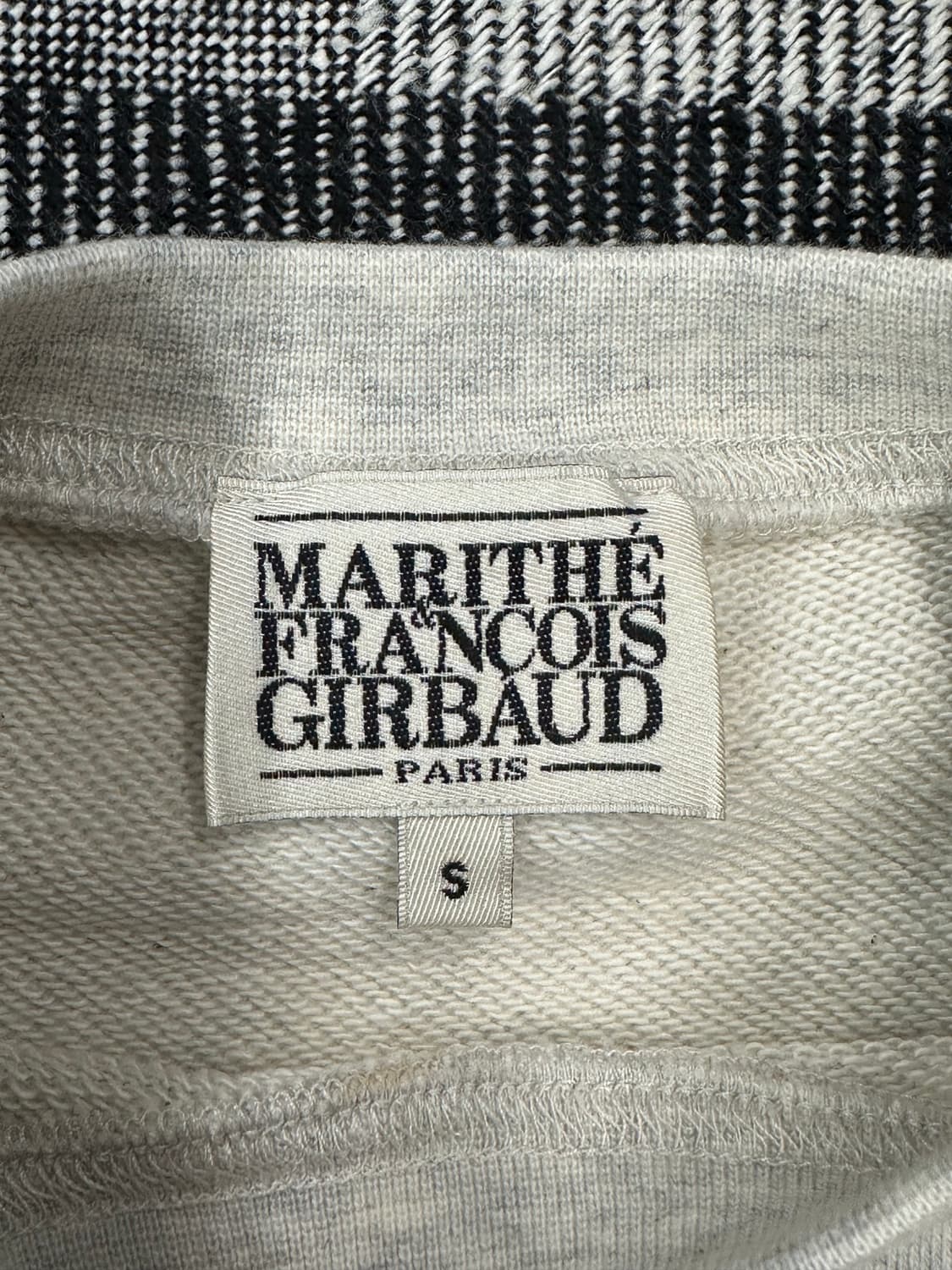 마리떼 프랑소와 저버 곰돌이 크롭 맨투맨 S 상품이미지2