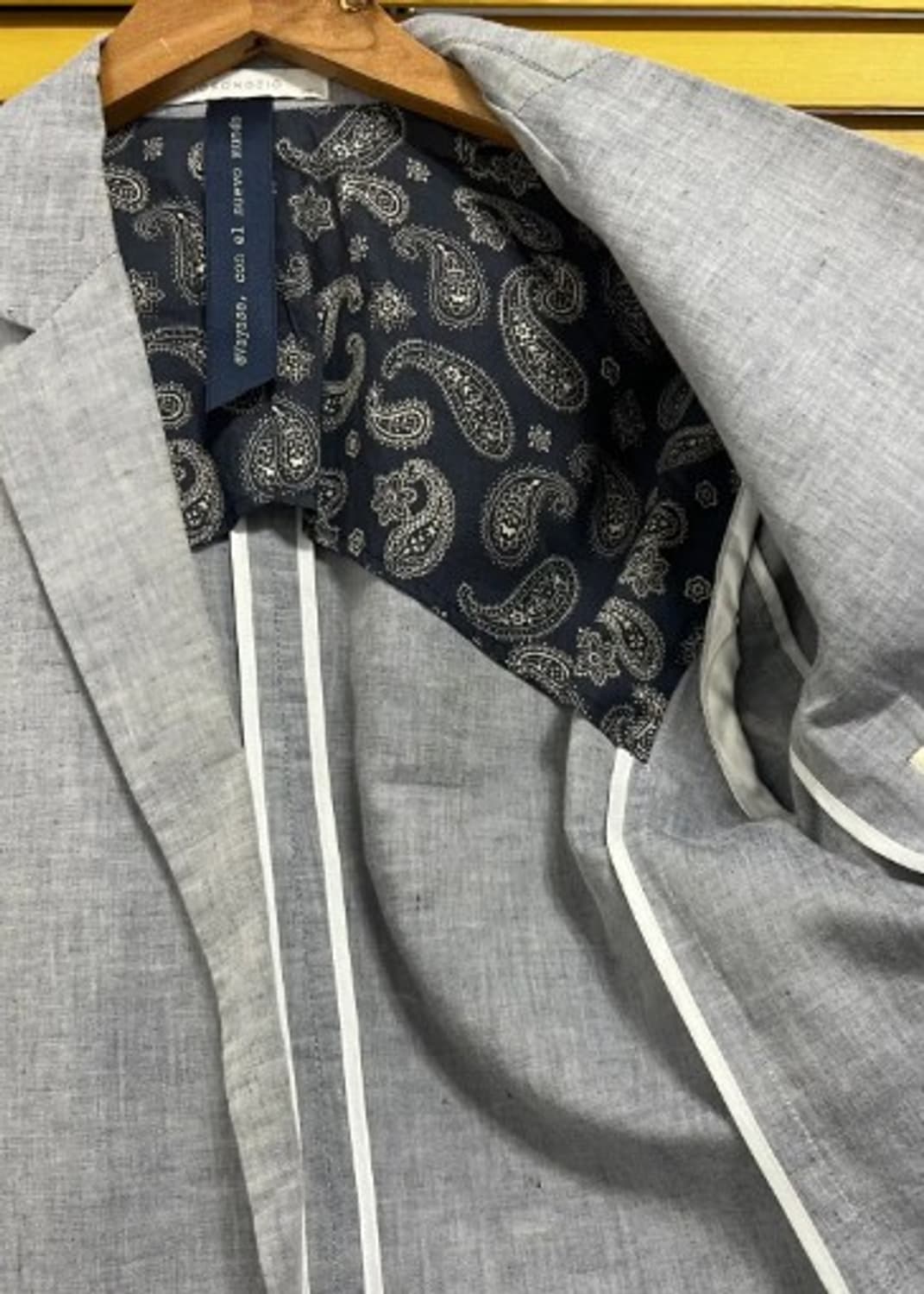 지오송지오 남성 그레이코튼린넨자켓 105 상품이미지5