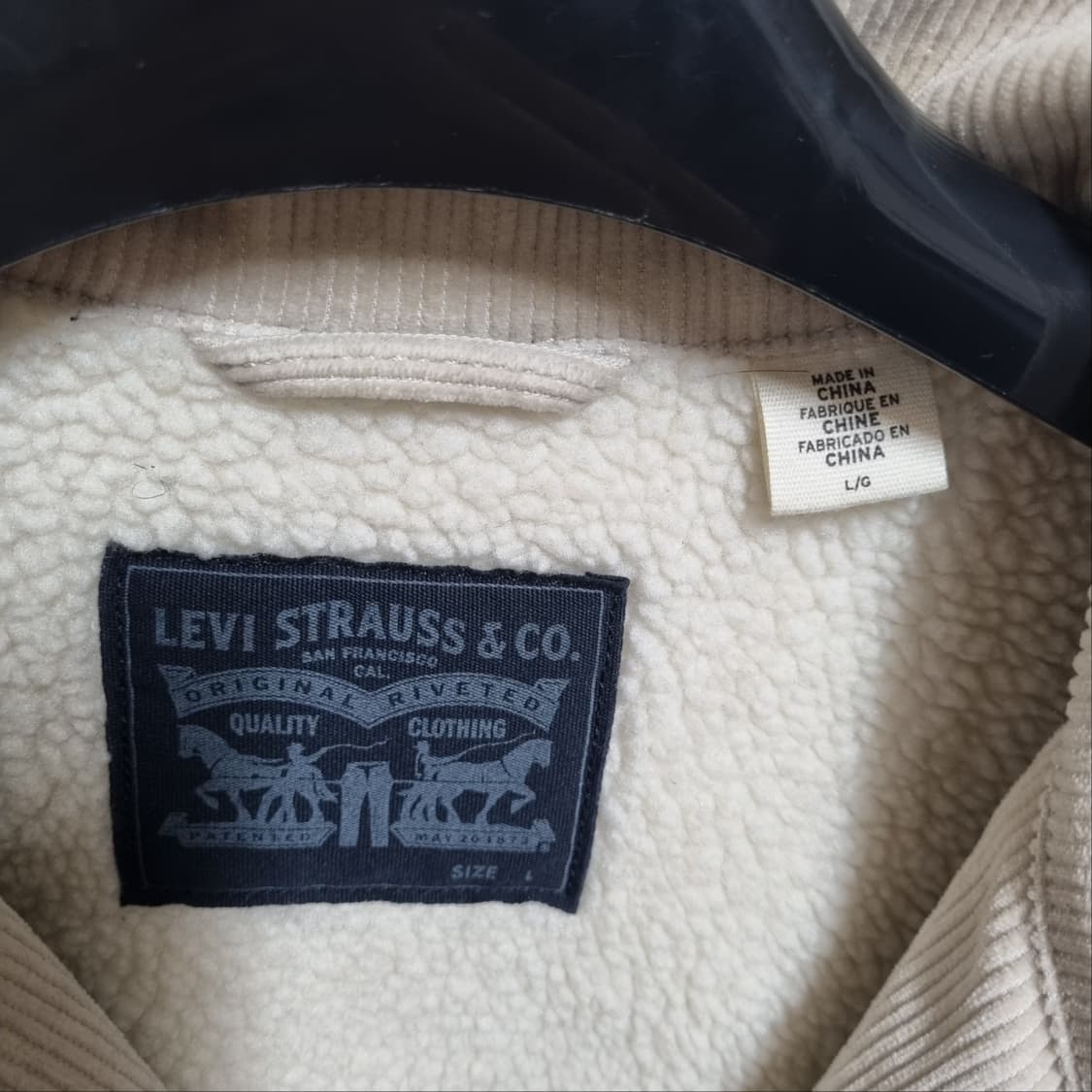 리바이스 코듀로이 쉐르파 코치 자켓 상품이미지4