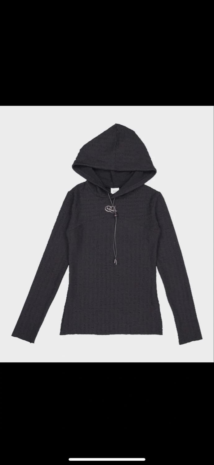 스컬프터 E-셔링 크링클 후디 긴팔티 블랙 S 상품이미지3