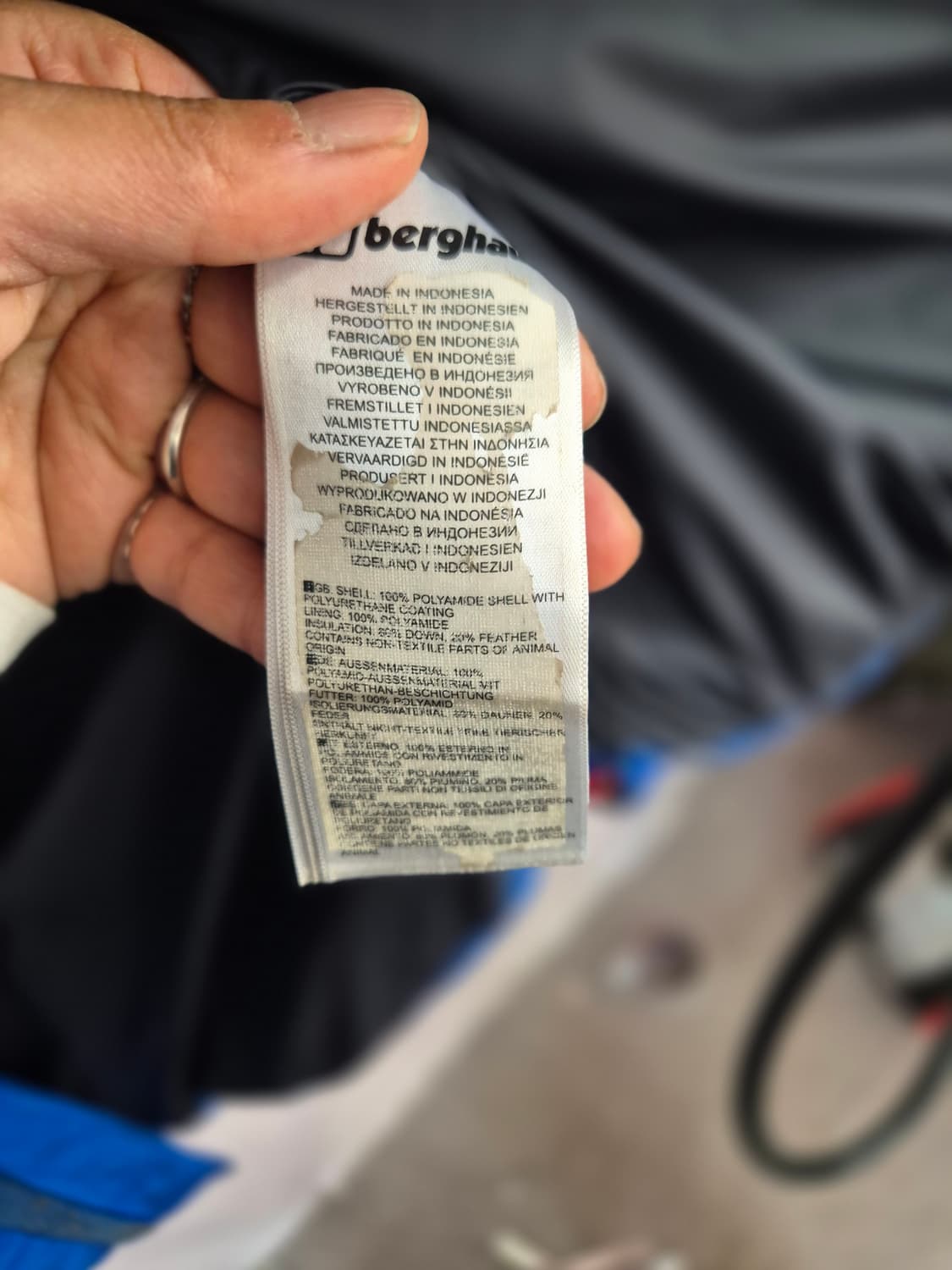 Berghaus 블루 패딩 점퍼 상품이미지8