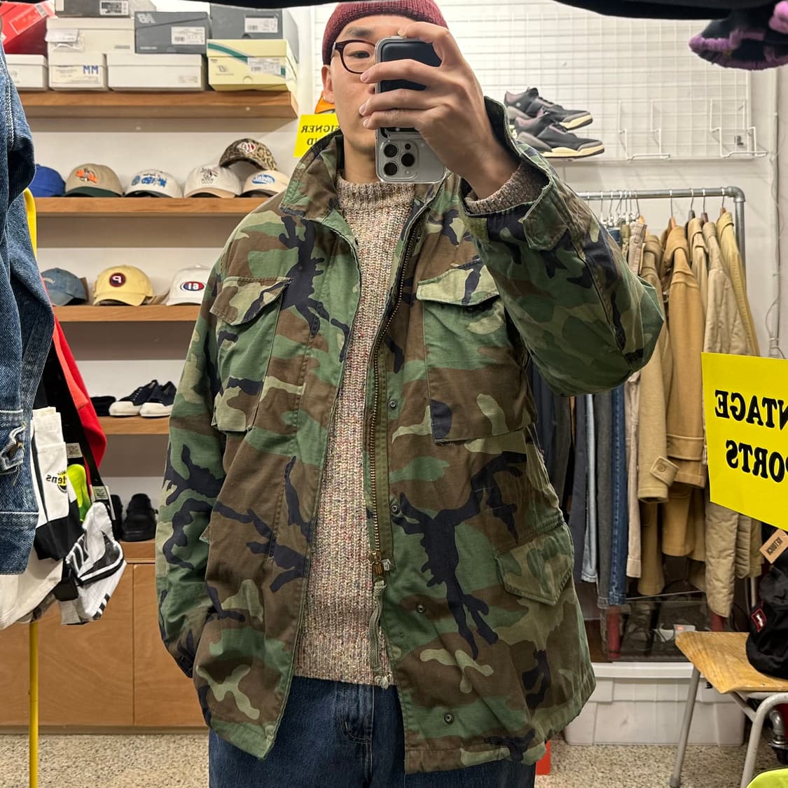 90’s US 아미 우드랜드 M-65 필드자켓 상품이미지10