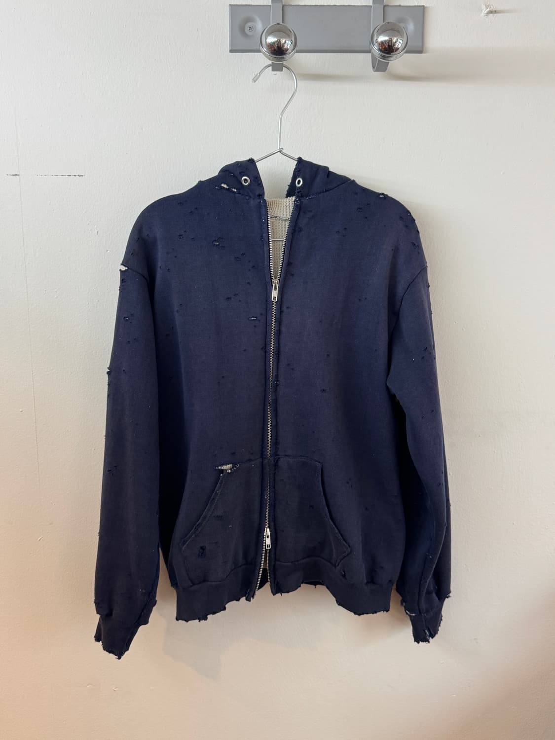 70‘s thermal lined hoodie zip parka 상품이미지1