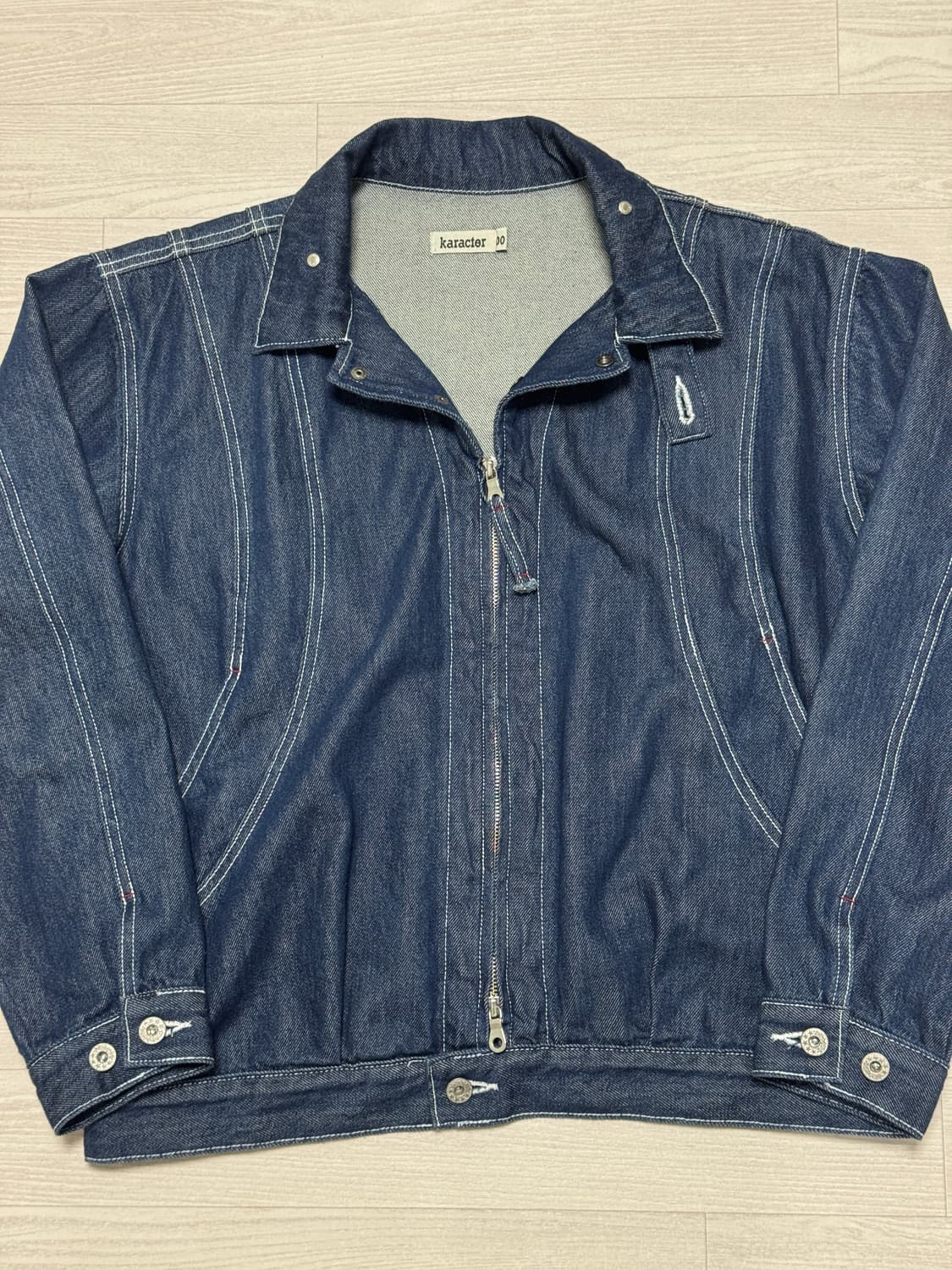 카락터 아크 패널 데님 블루종 인디고 00 상품이미지7