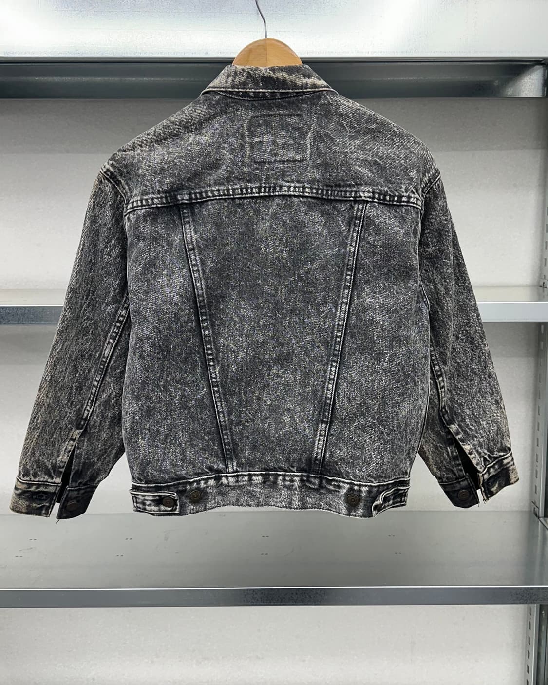 (WOMEN)80'S 리바이스 USA 흑청자켓-M1408 상품이미지5