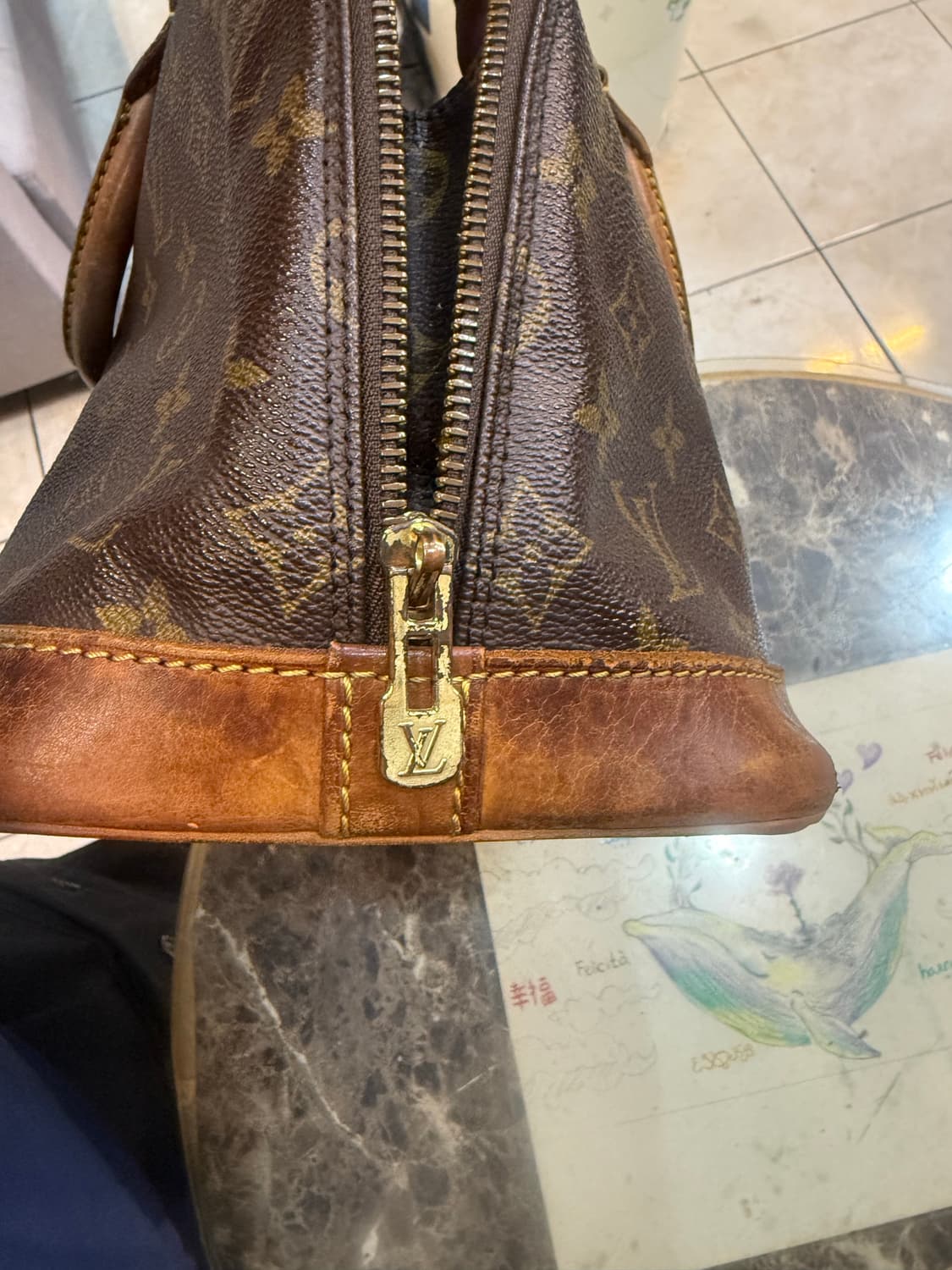 정품 루이비통 알마 PM 팝니다 상품이미지8