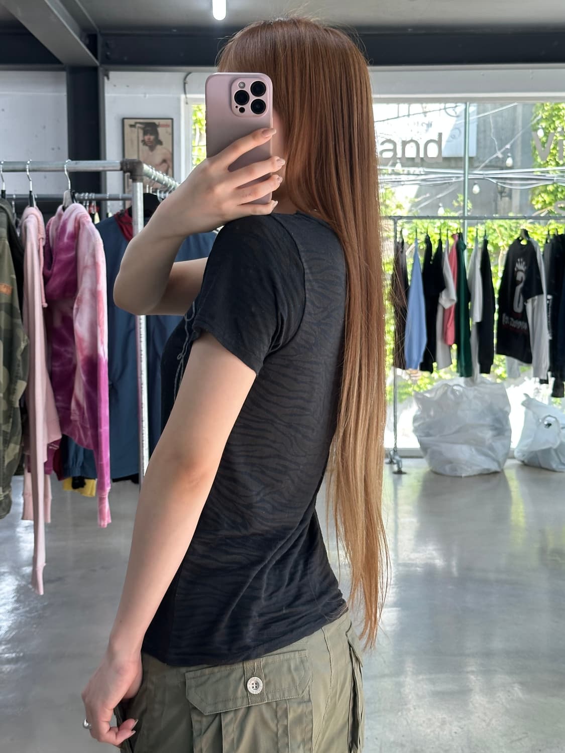 히스테릭글래머 히스걸 지브라 반팔티 상품이미지3