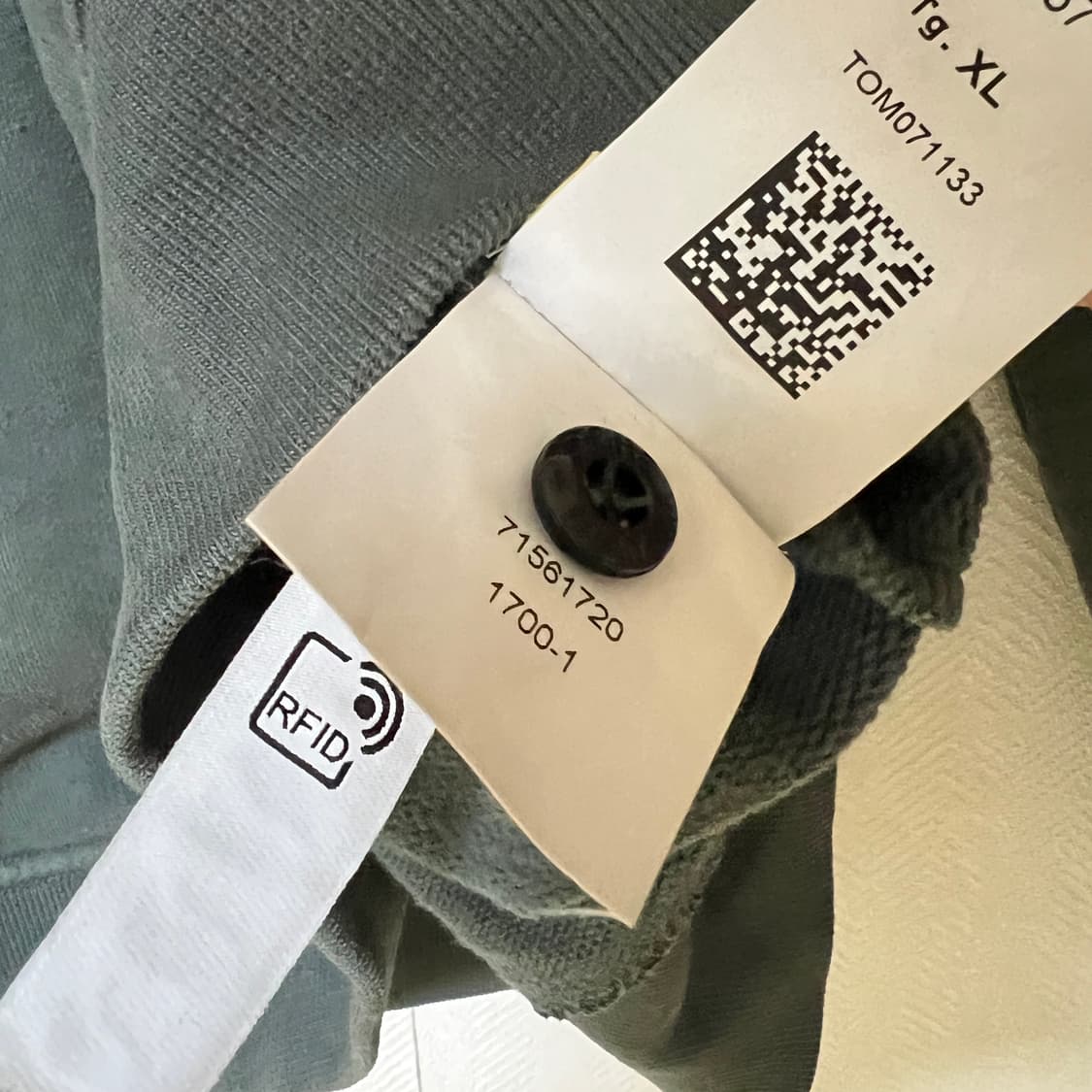 스톤아일랜드 22fw 안감기모 맨투맨 xl 상품이미지9