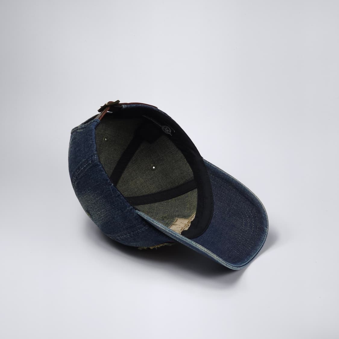메트로시티 ITALY 데님 Y2K 빈티지 볼캡 모자 상품이미지4