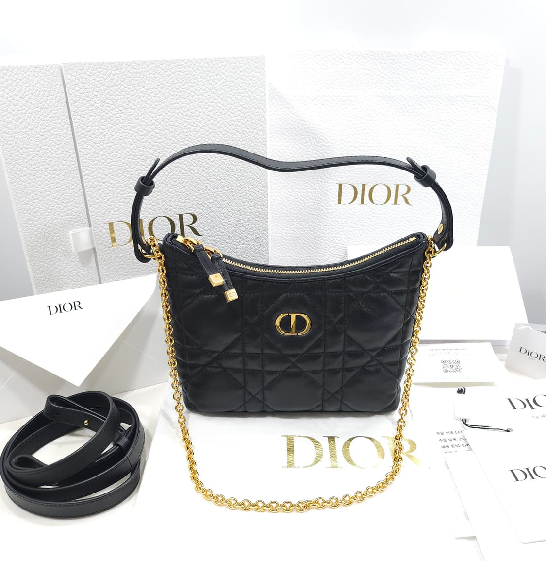 [정품] 디올 미스 카로 디올링 미니 체인백 상품이미지1