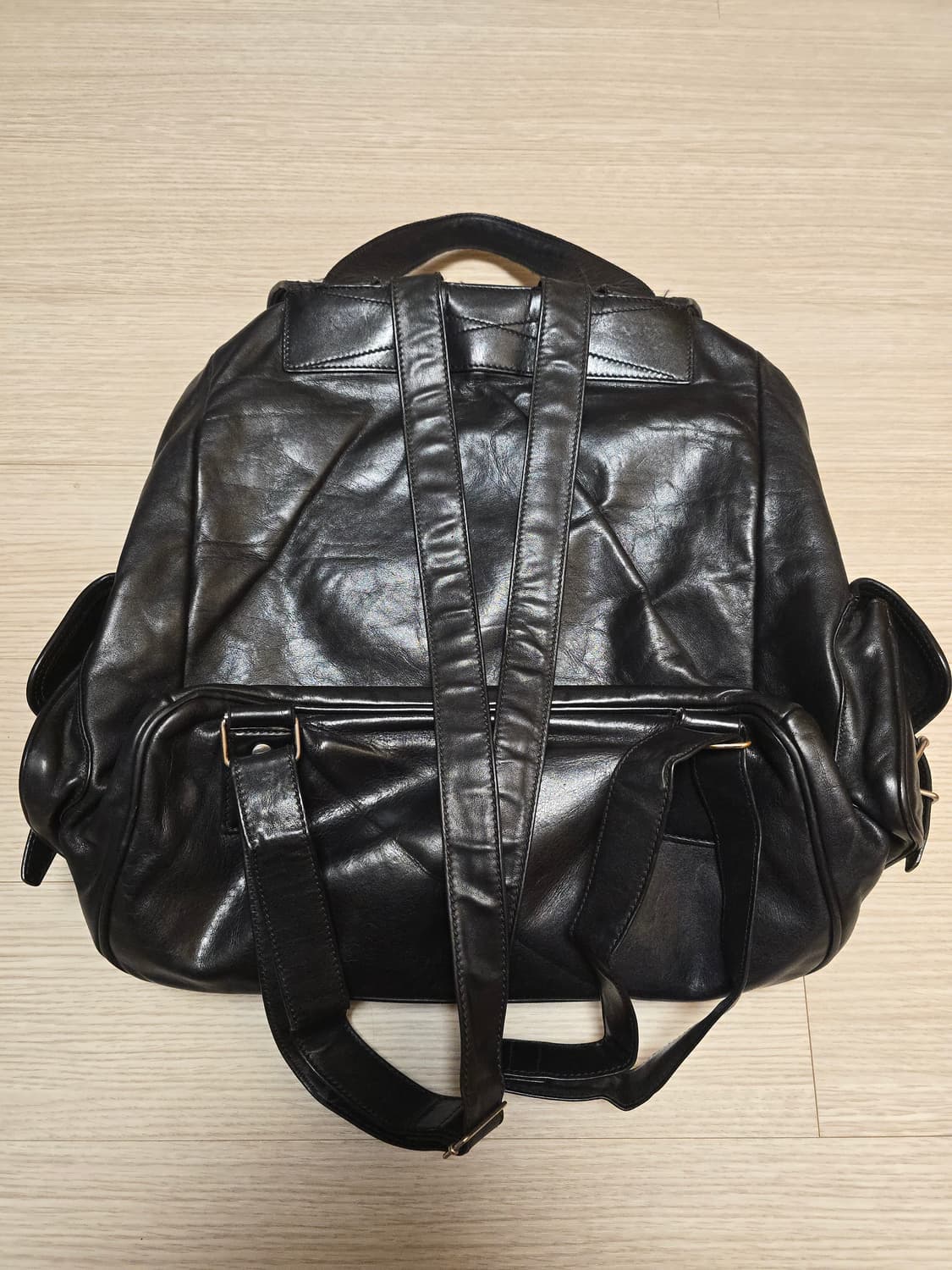 생로랑 13ss 에디슬리먼 레더 백팩 상품이미지4