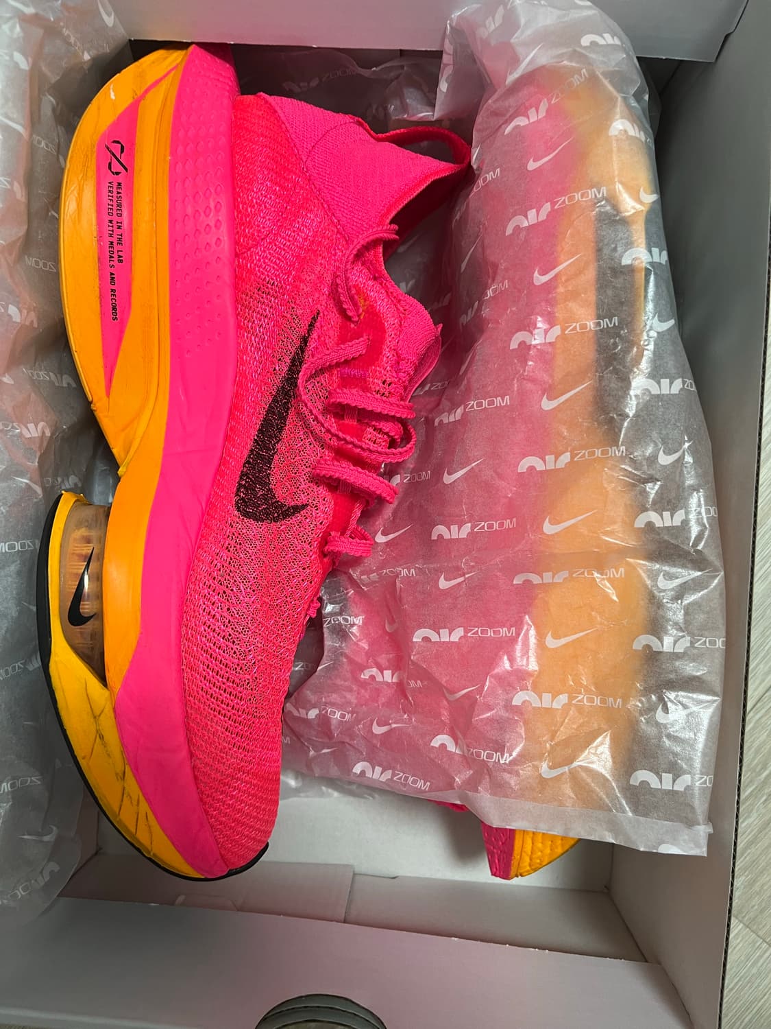 Nike Air Zoom Alphafly Next% 2 하이퍼 핑크 상품이미지6