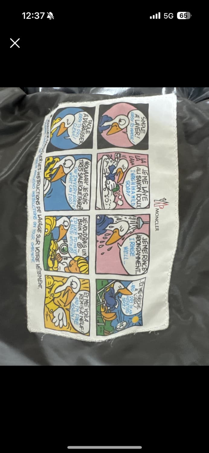 몽클레어 마야 유광 블랙 패딩 2사이즈 상품이미지6