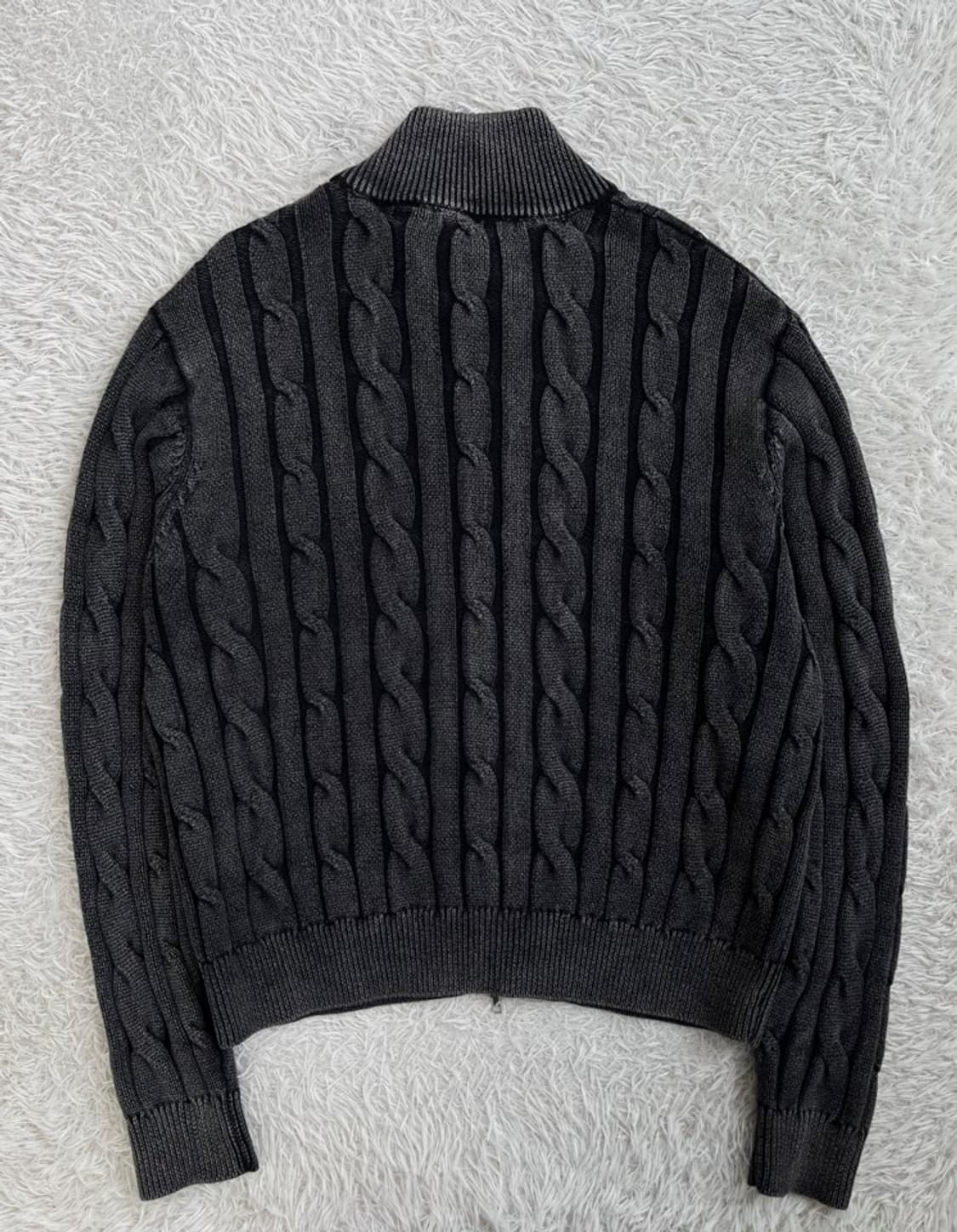 트릴리온 꽈배기 니트 집업 가디건/#3363 상품이미지3