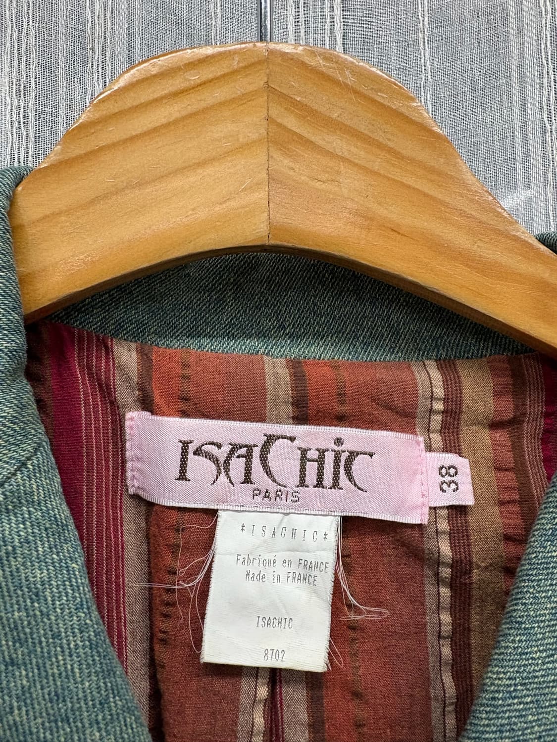 이사칙 파리 프렌치 데님 디테일 자켓 ISACHIC Paris Denim 상품이미지5