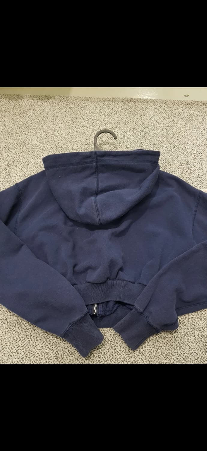 폴로 랄프로렌 크롭 후드집업 네이비 M  상품이미지5