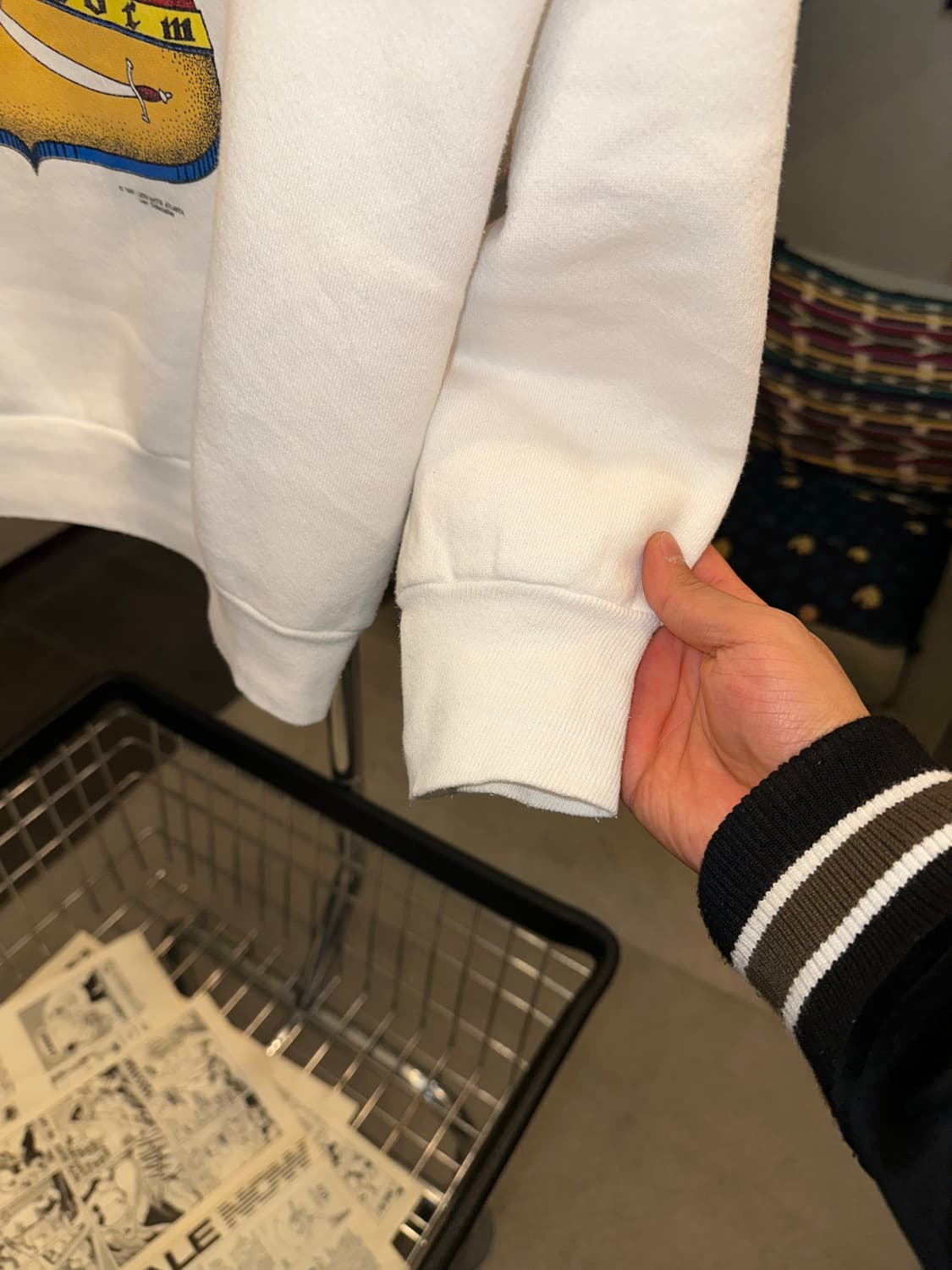 90’s USA, IRAQ The Gulf war print sweats 상품이미지7