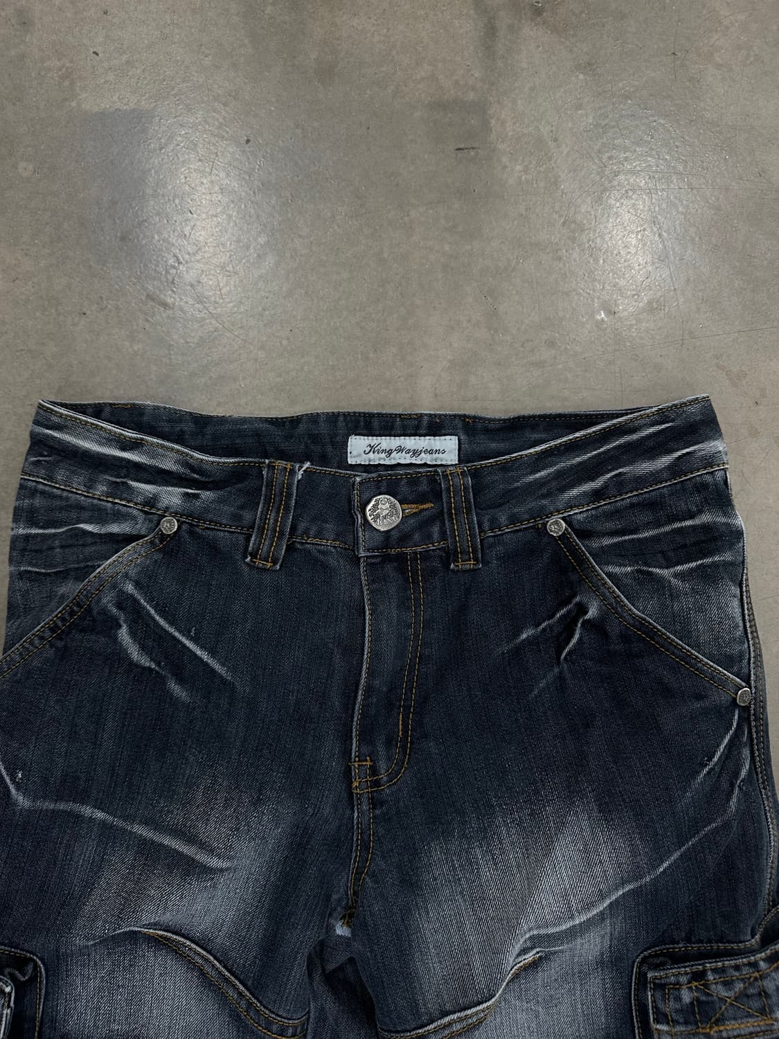 킹웨이진스 멀티포켓 락시크 데님카고팬츠 상품이미지8