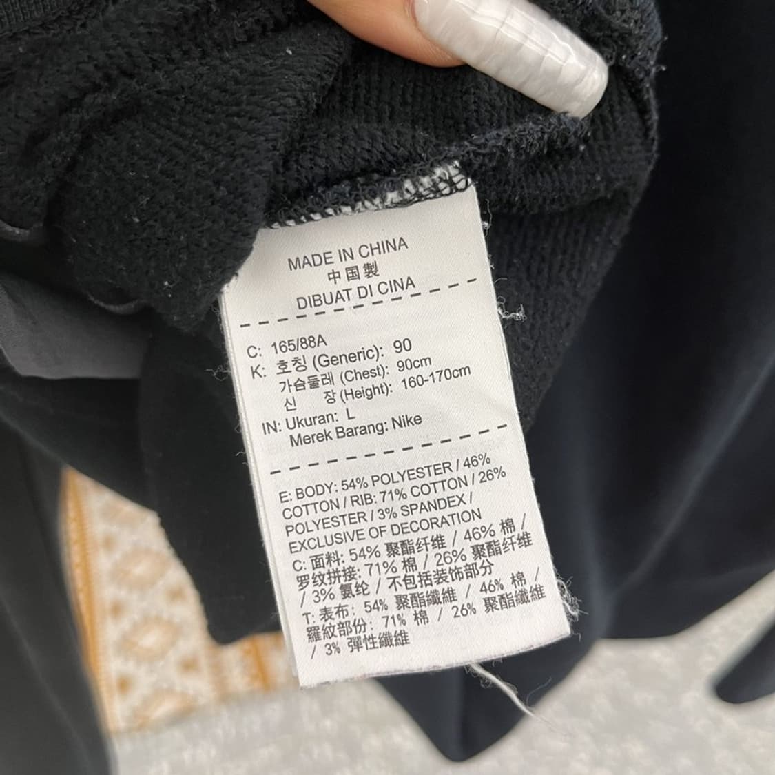 나이키 올드스쿨 드라이핏 아플리케 세미크롭 맨투맨 L C10960 상품이미지6